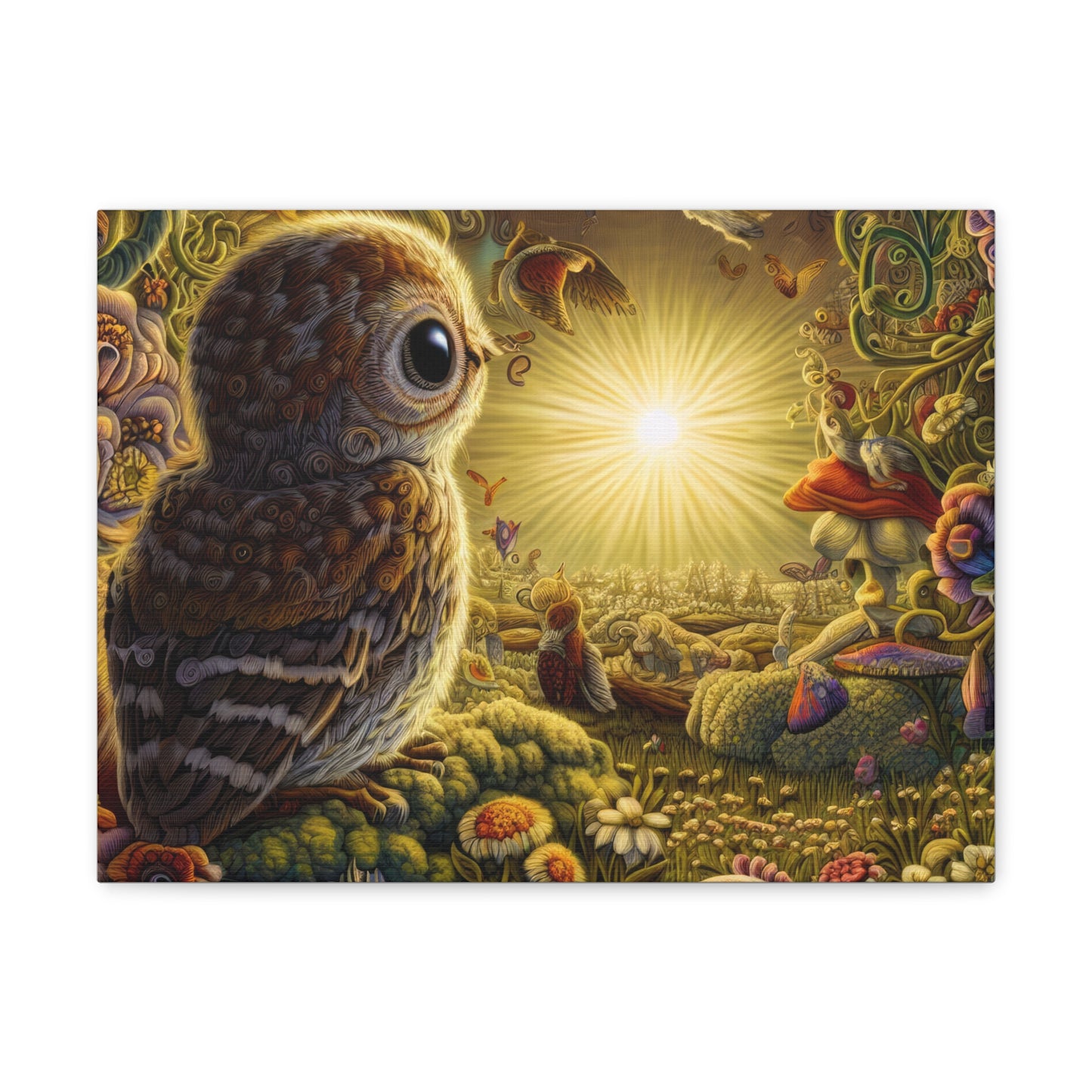 Massachusetts Owl - Canvas Wall Art