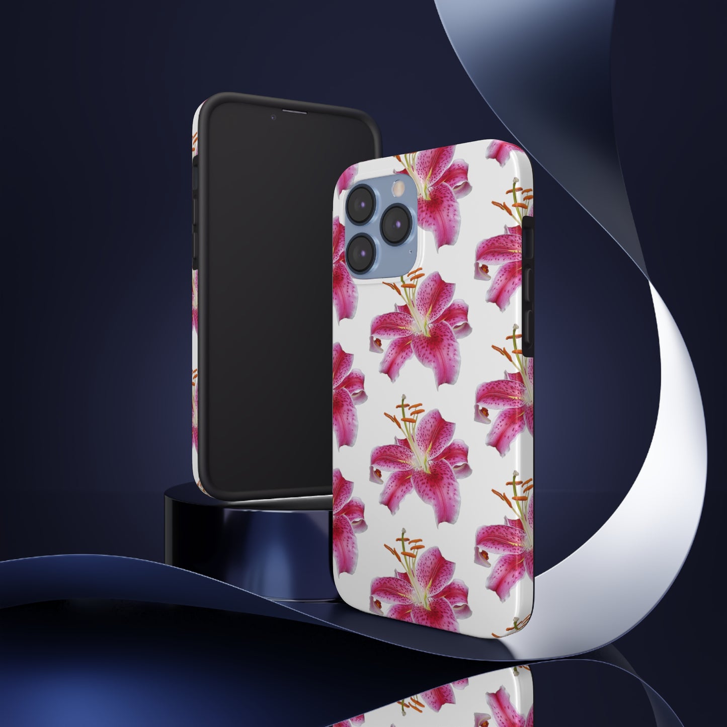 Stargazer Lily White Tough Phone Case