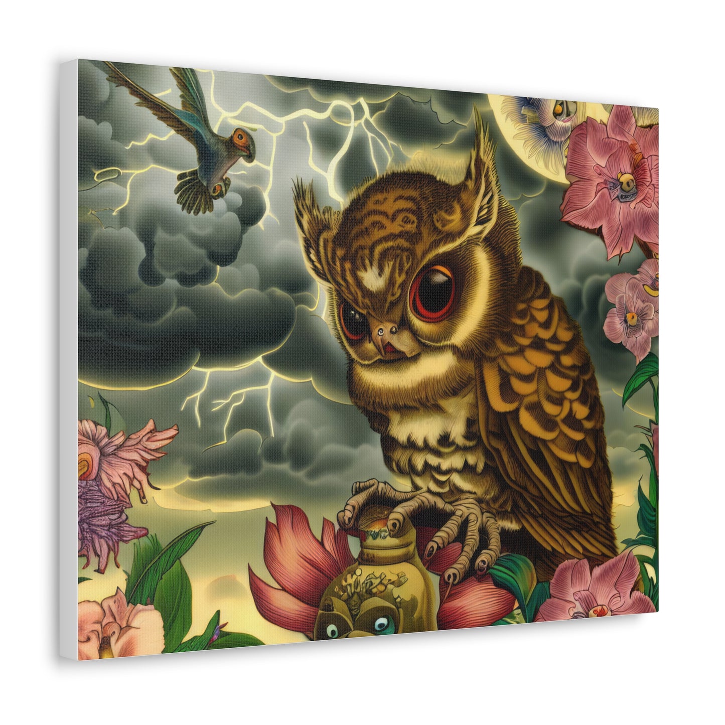 Indiana Owl - Canvas Wall Art