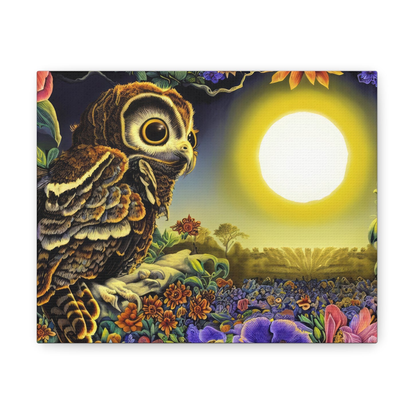 New Hampshire Owl - Canvas Wall Art