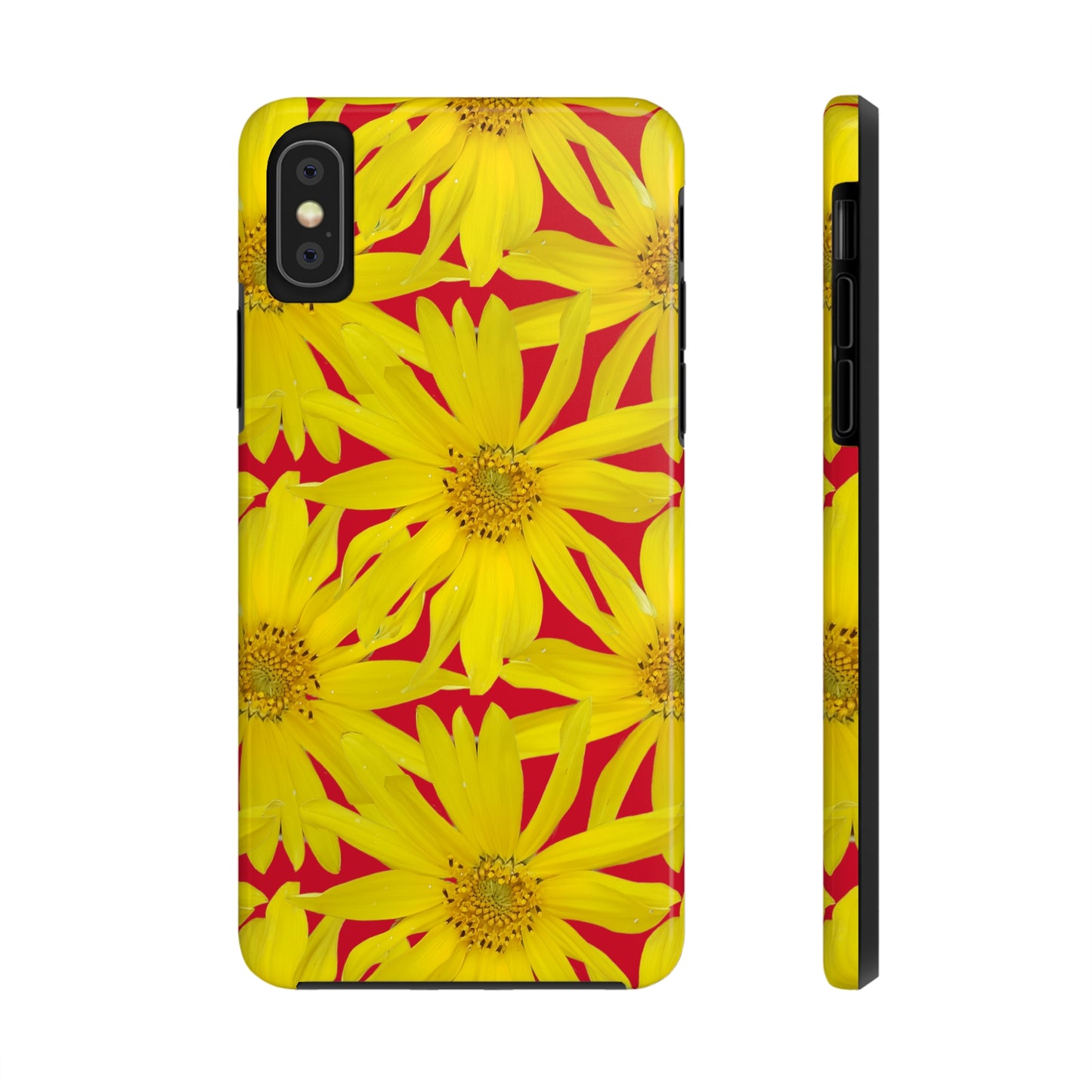 Big Sunflower Red Tough Phone Case