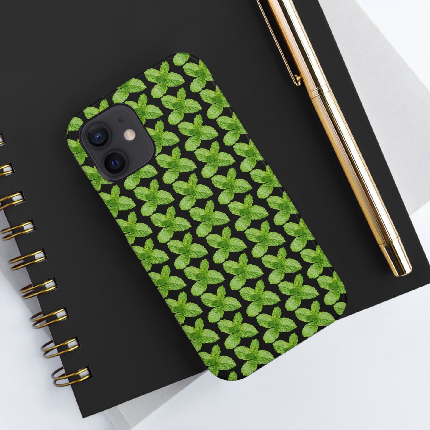 Mint Black Tough Phone Case