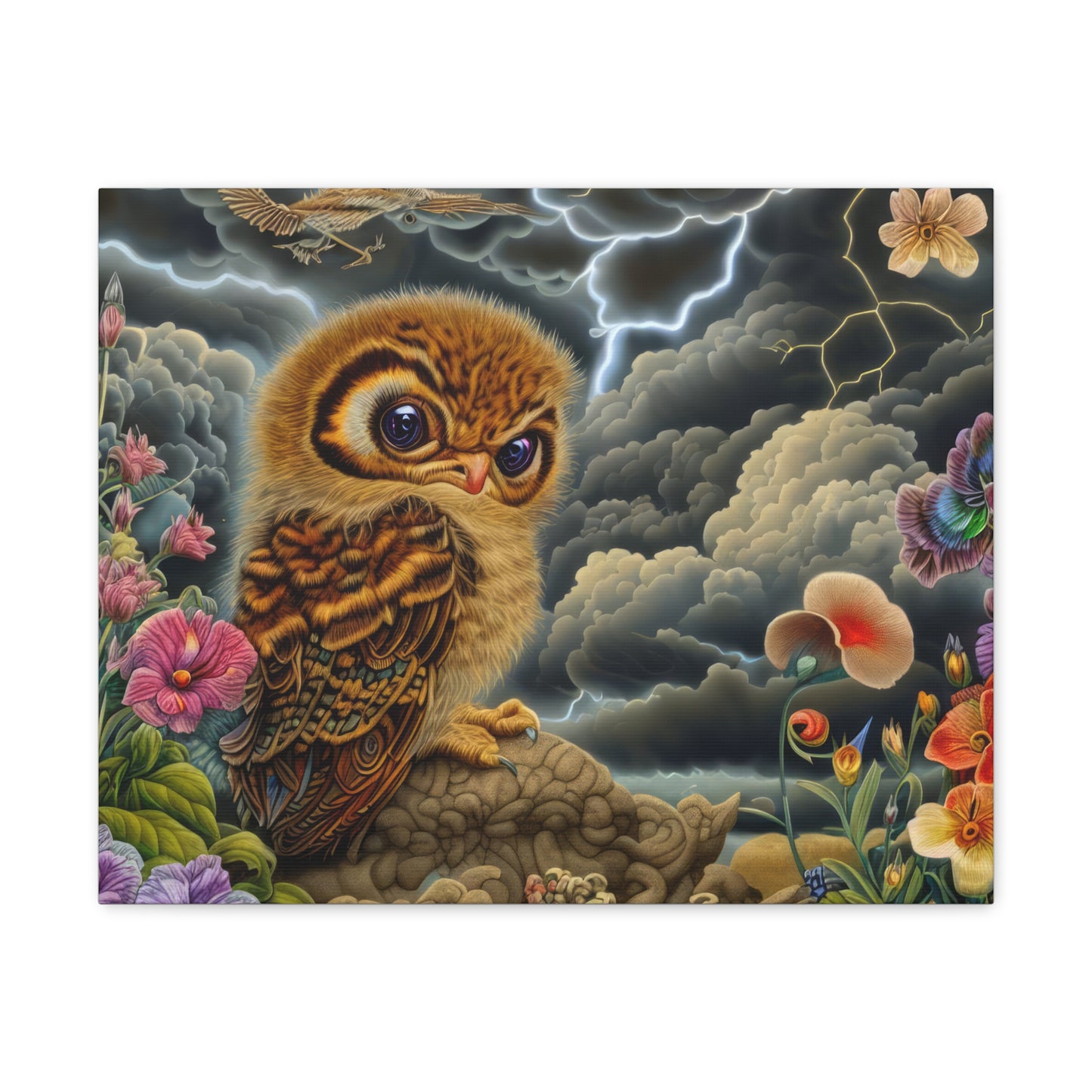 Achilles Owl - Canvas Wall Art