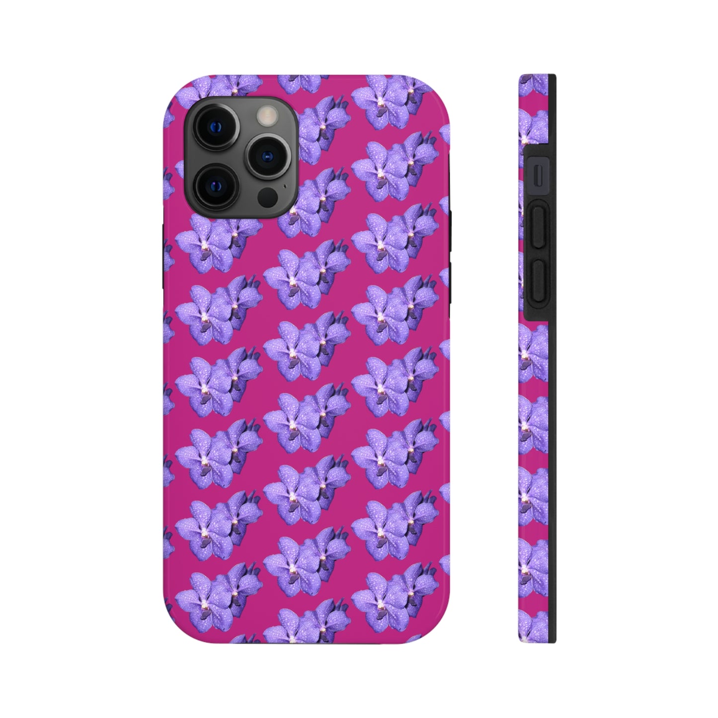 Blue Orchid Pink Tough Phone Case