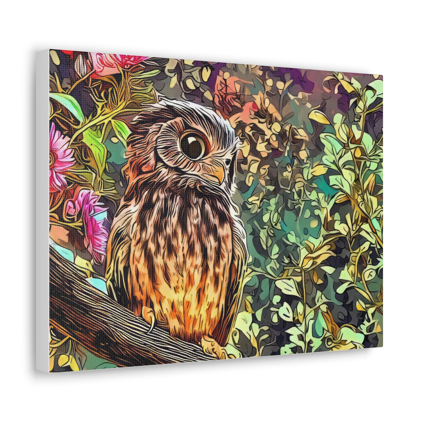 Idaho Owl - Canvas Wall Art