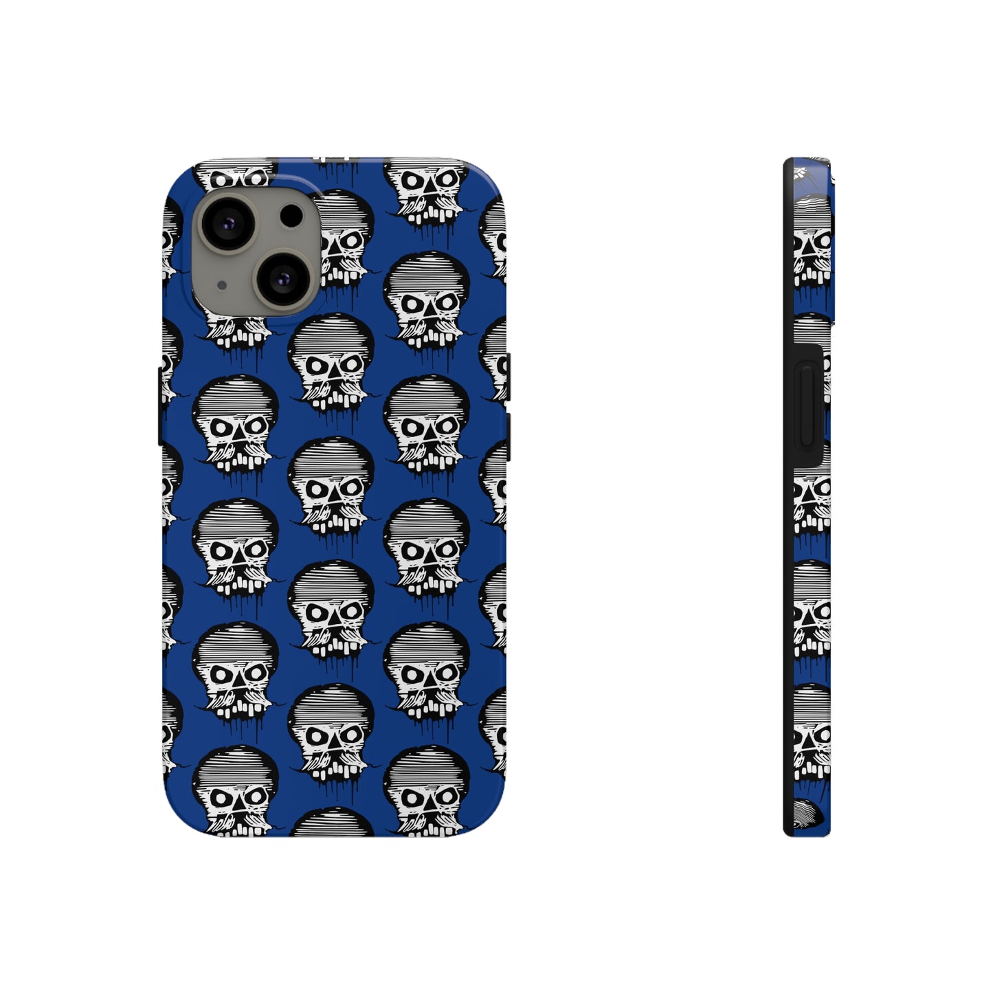 Skull Blue Tough Phone Case