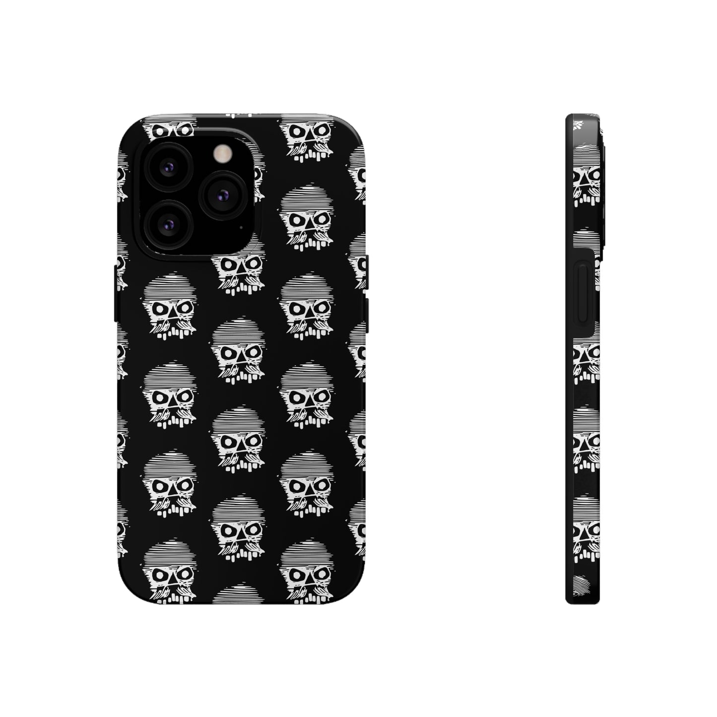 Skull Black Tough Phone Case