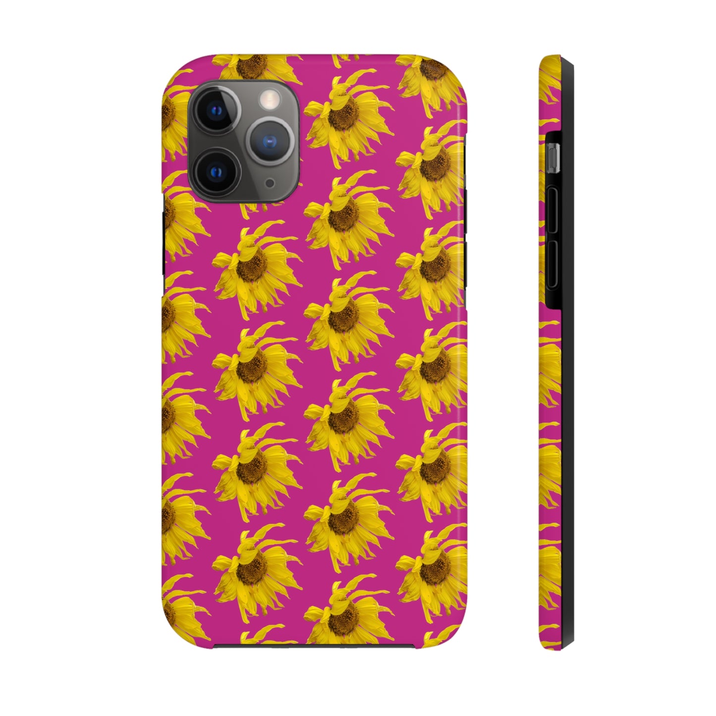 Fall Sunflower Pink Tough Phone Case