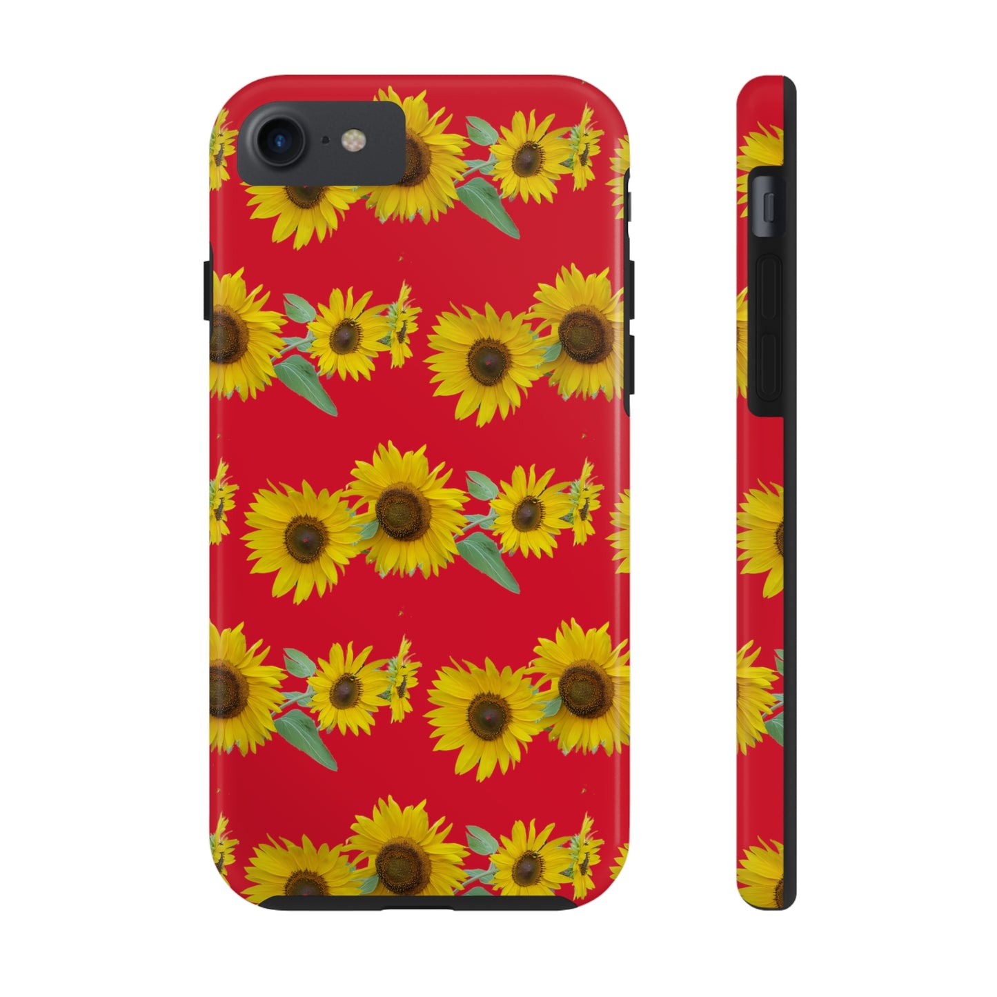 Sunflower Cluster RedTough Phone Case