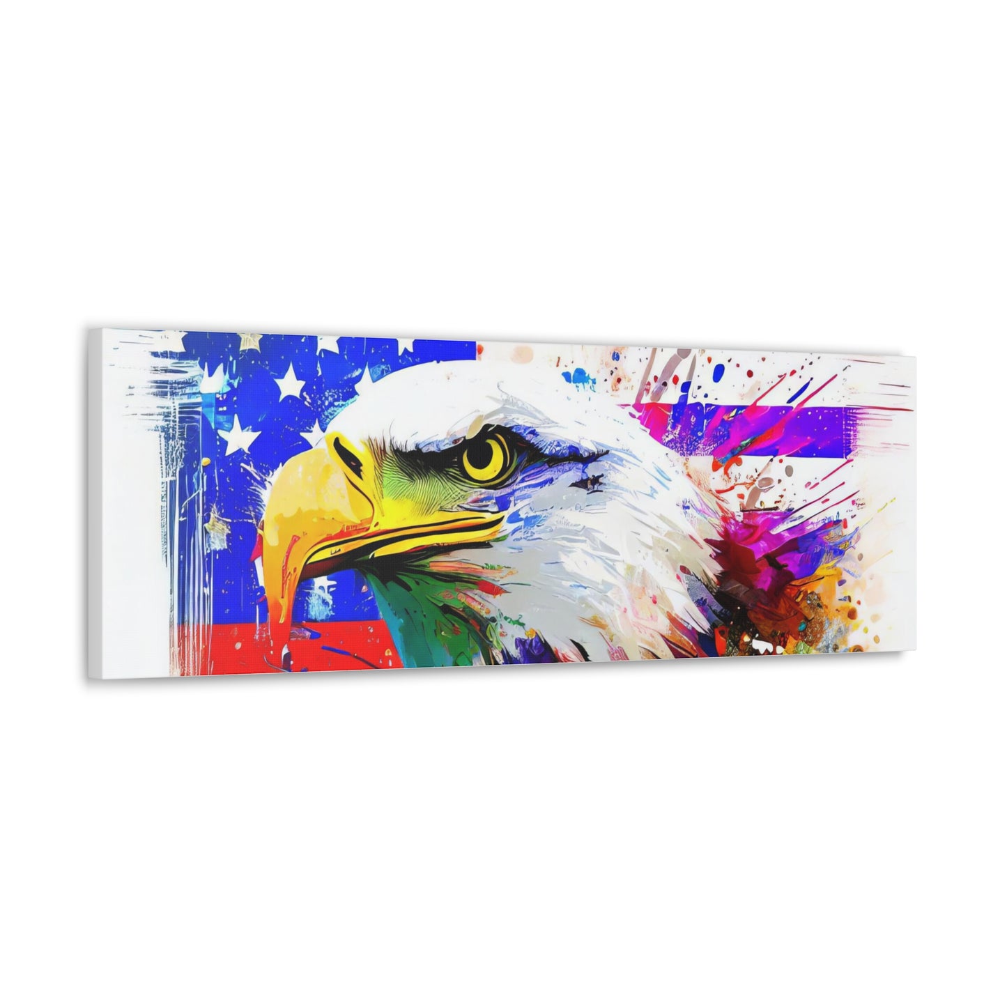 American Eagle Flag  - Canvas Wall Art