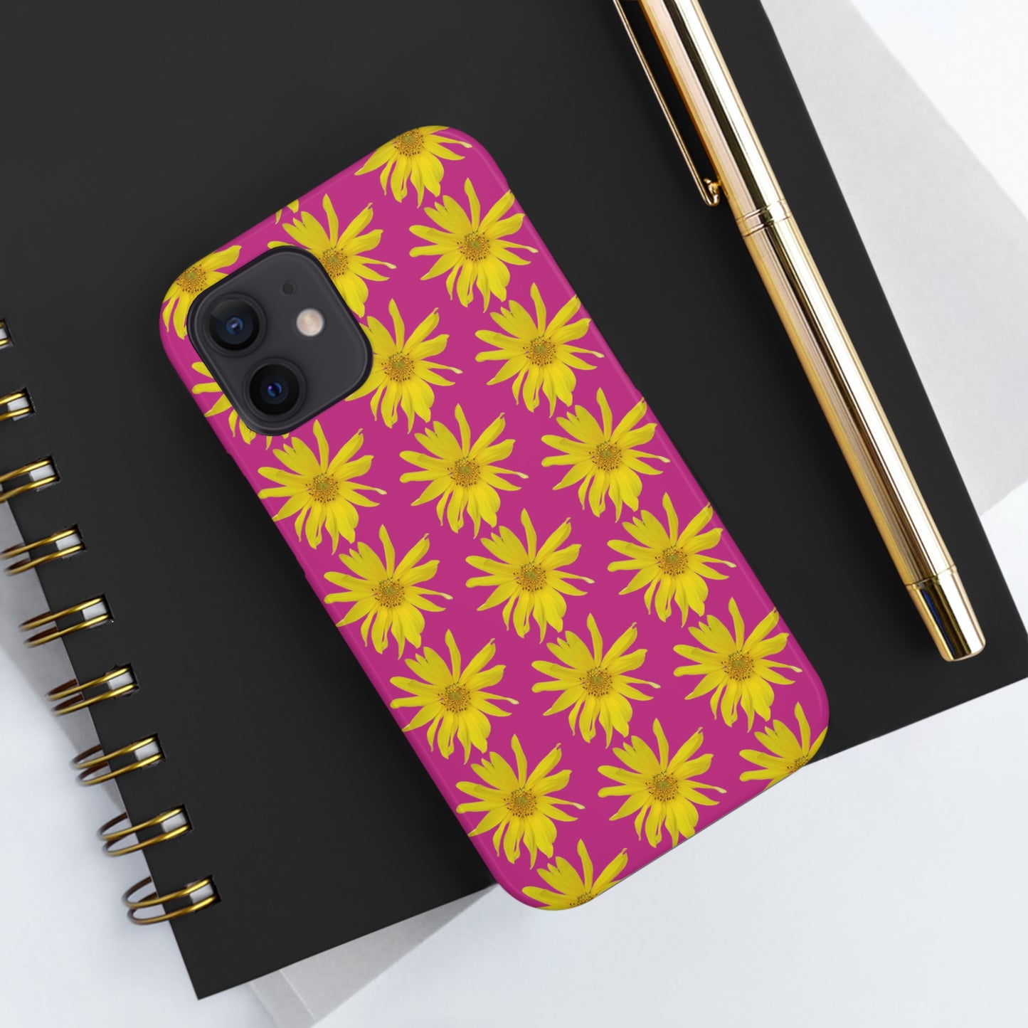 Wild Sunflower Pink Tough Phone Case