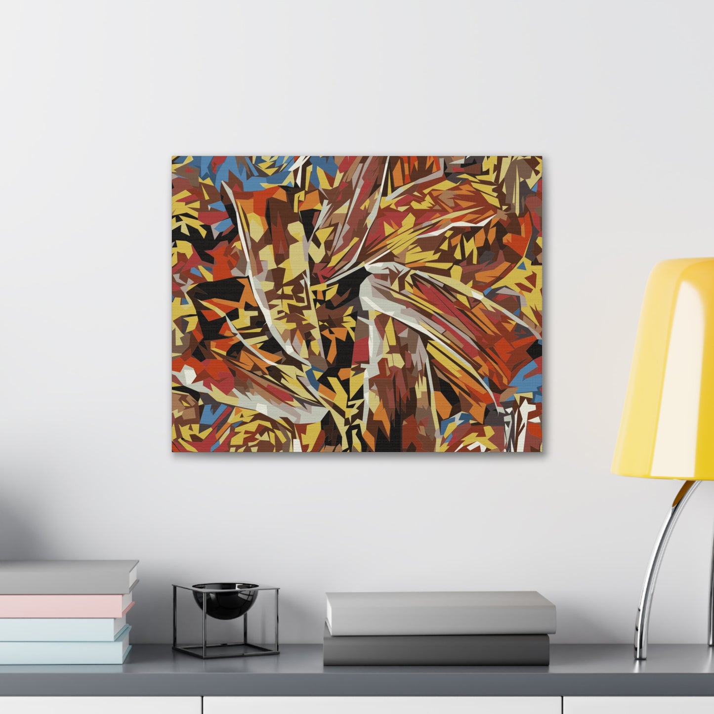 Abstract Floral Fiesta Canvas Gallery Wraps