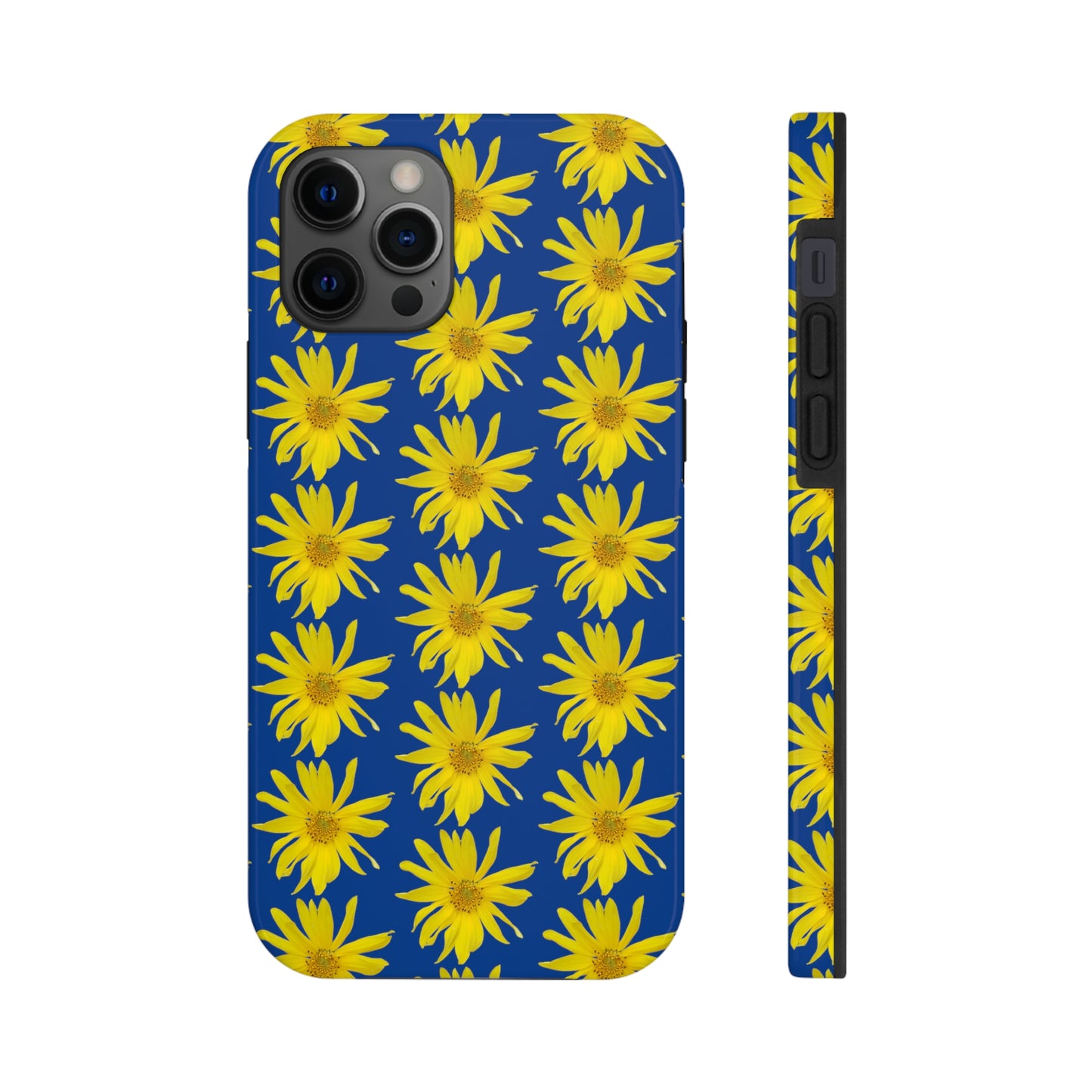 Wild Sunflower Blue Tough Phone Case