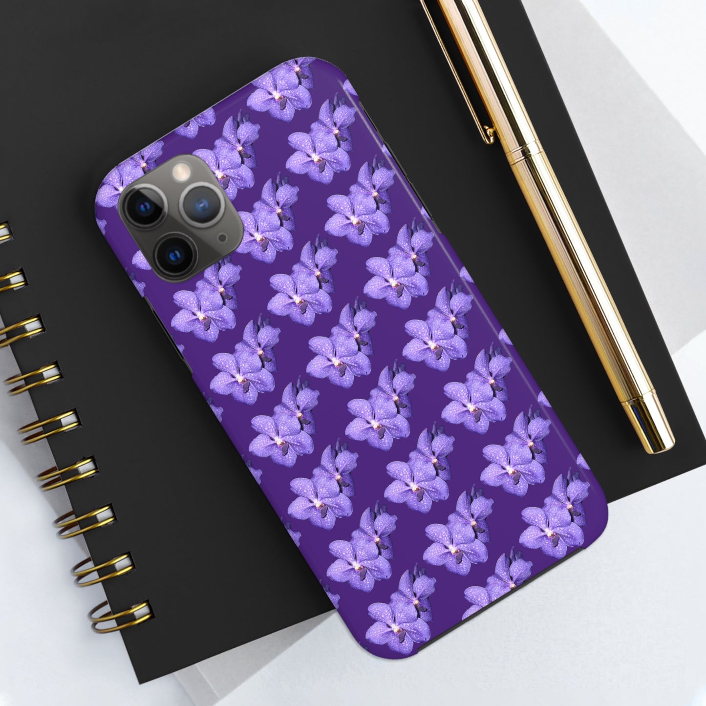 Blue Orchid Purple Tough Phone Case