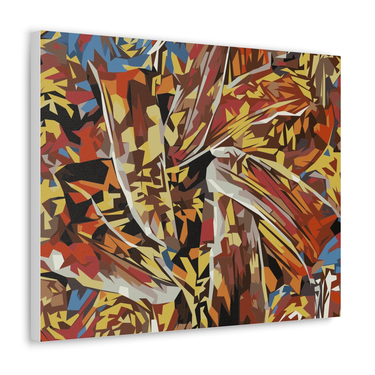 Abstract Floral Fiesta Canvas Gallery Wraps