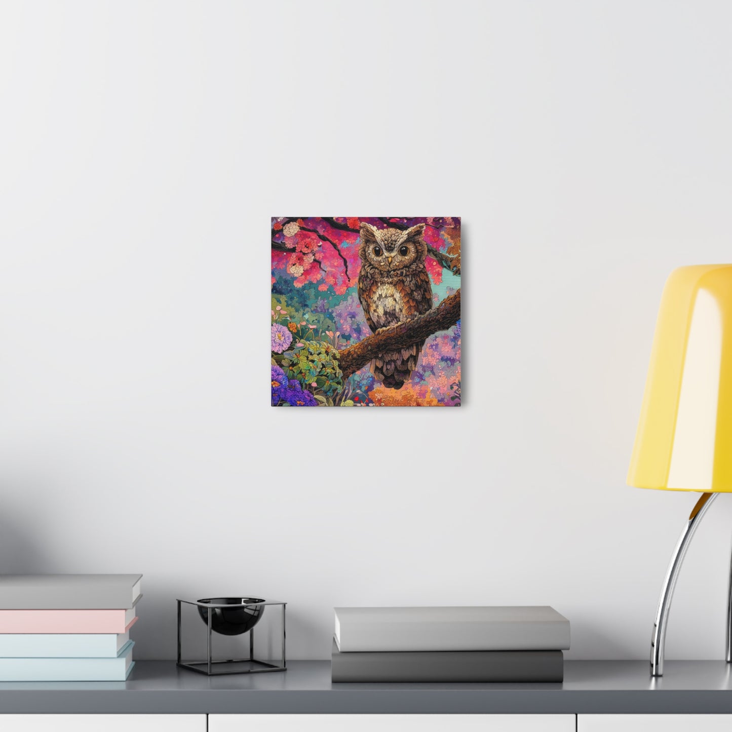 Nebraska Owl - Canvas Wall Art