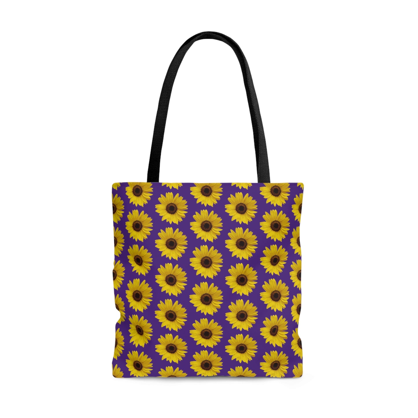 Sunflower Purple Tote Bag