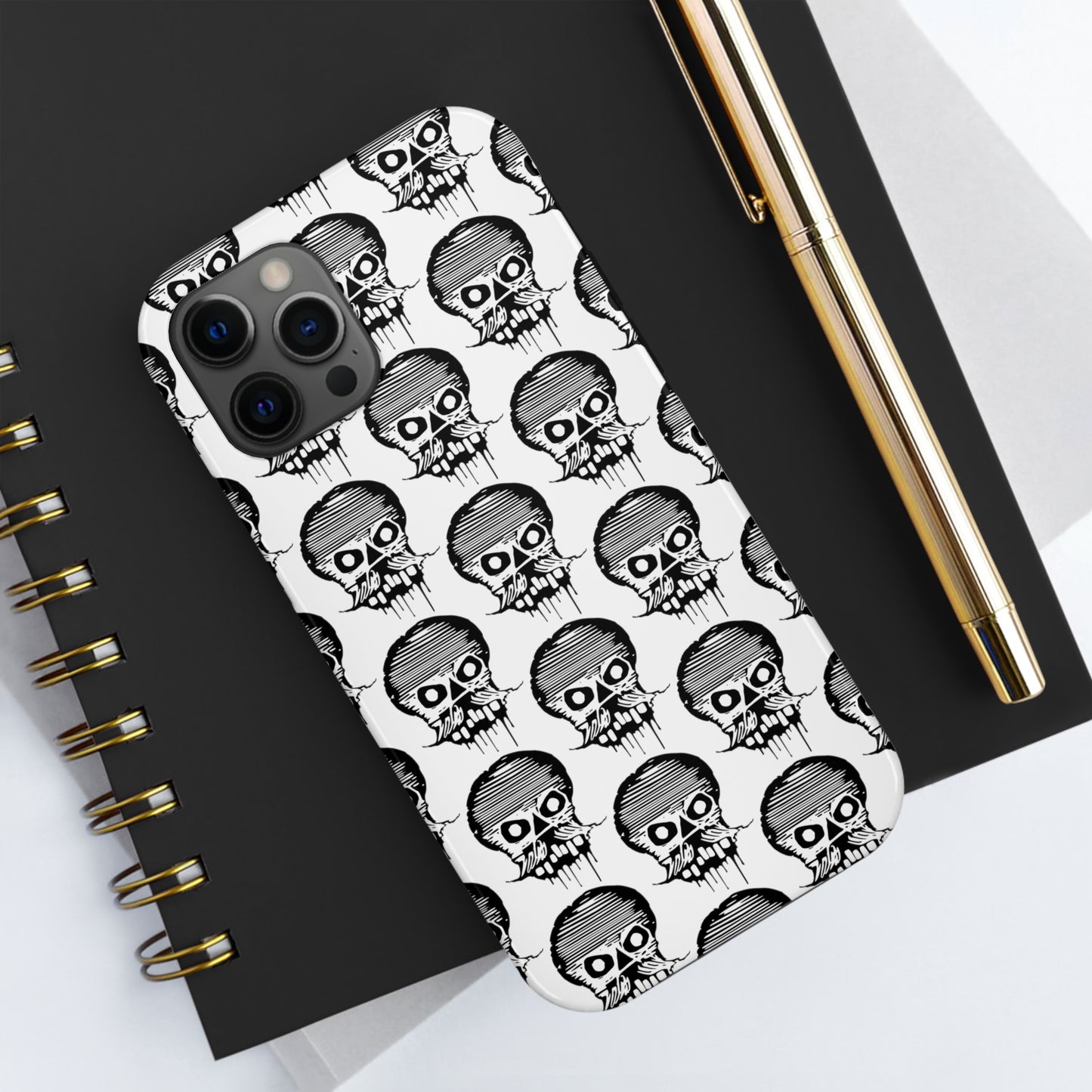 Skull White Tough Phone Case