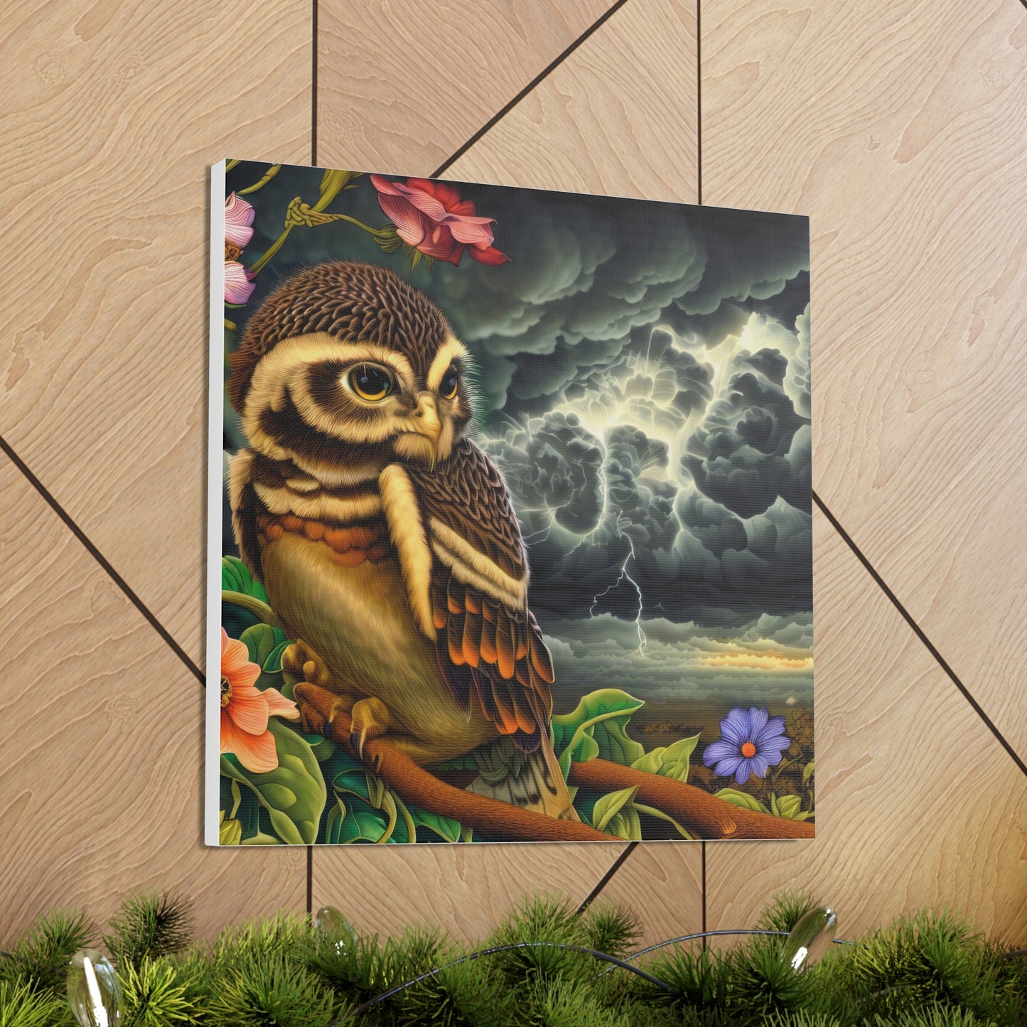 Aeolus Owl - Canvas Wall Art