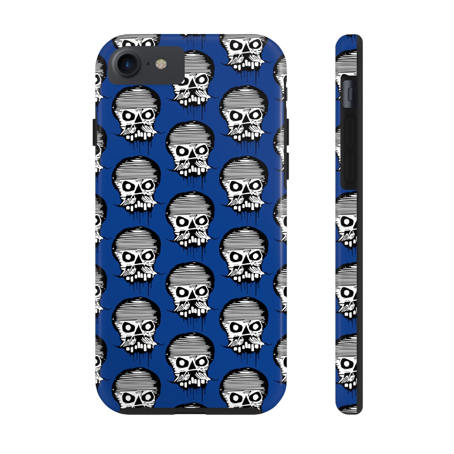 Skull Blue Tough Phone Case