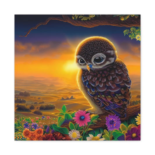 Ohio Owl - Canvas Wall Art