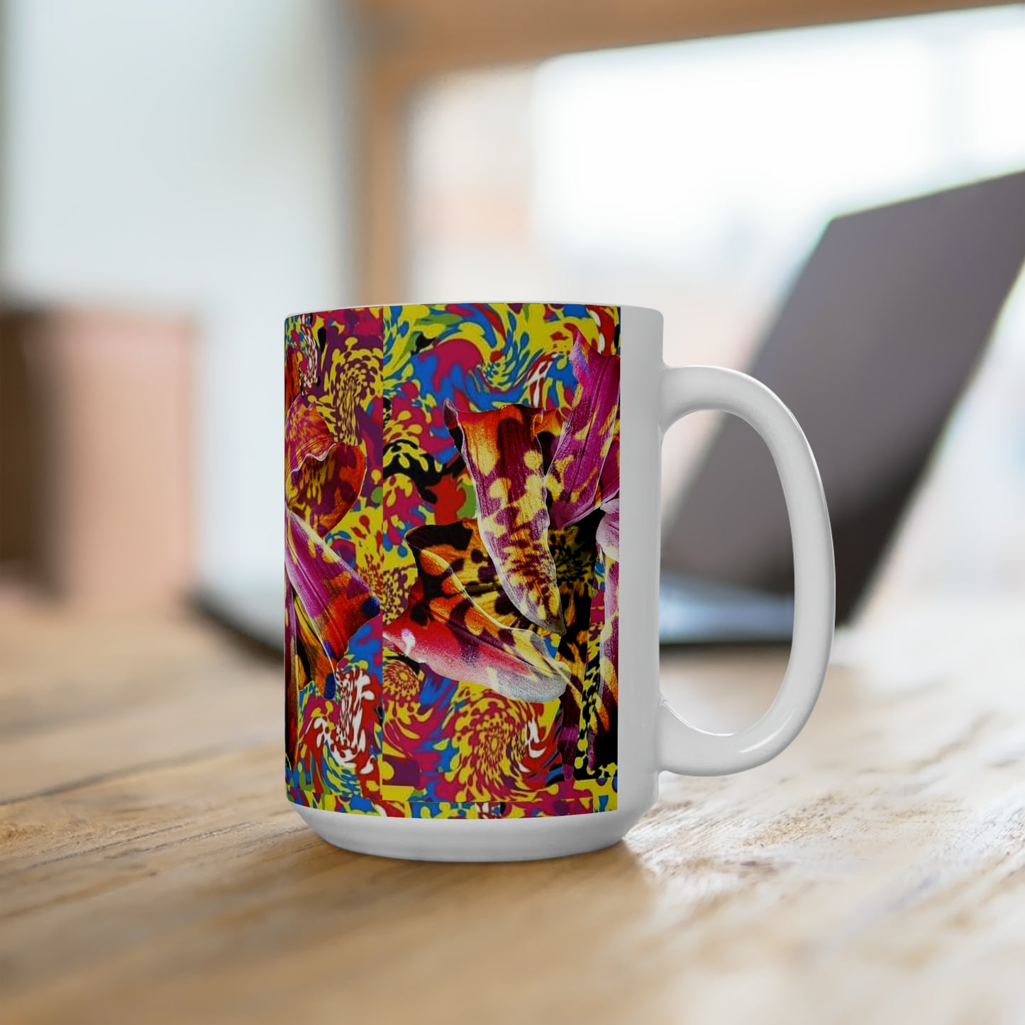 Floral Fiesta Large Mug 15oz