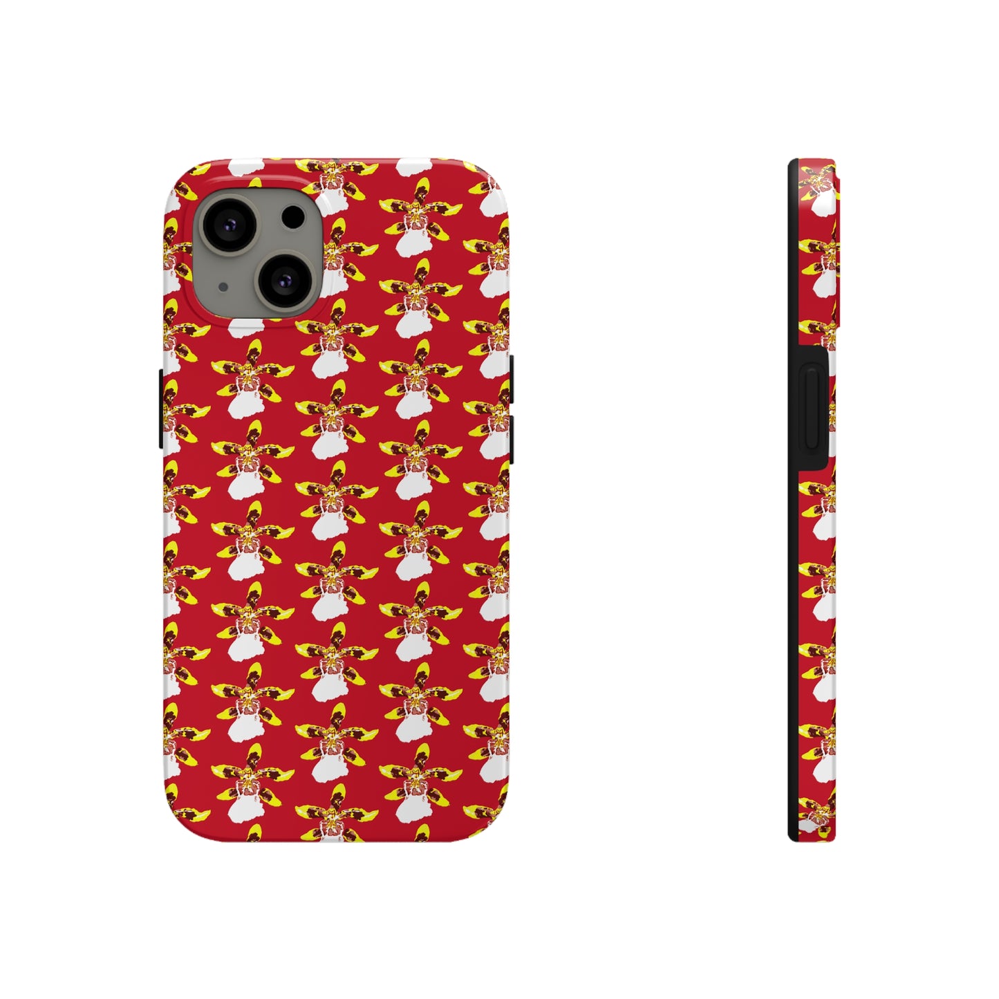 Tiger Orchid Red Tough Phone Case