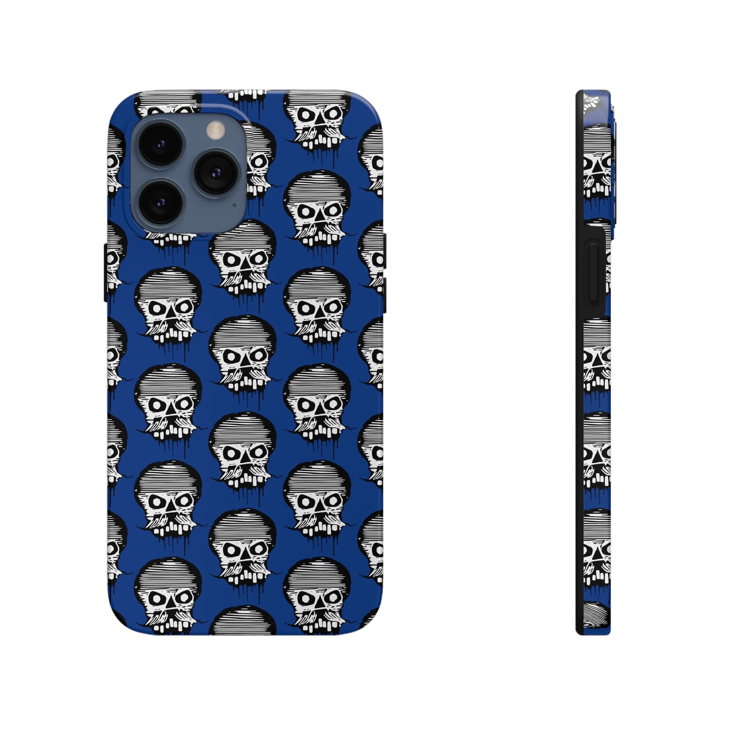 Skull Blue Tough Phone Case