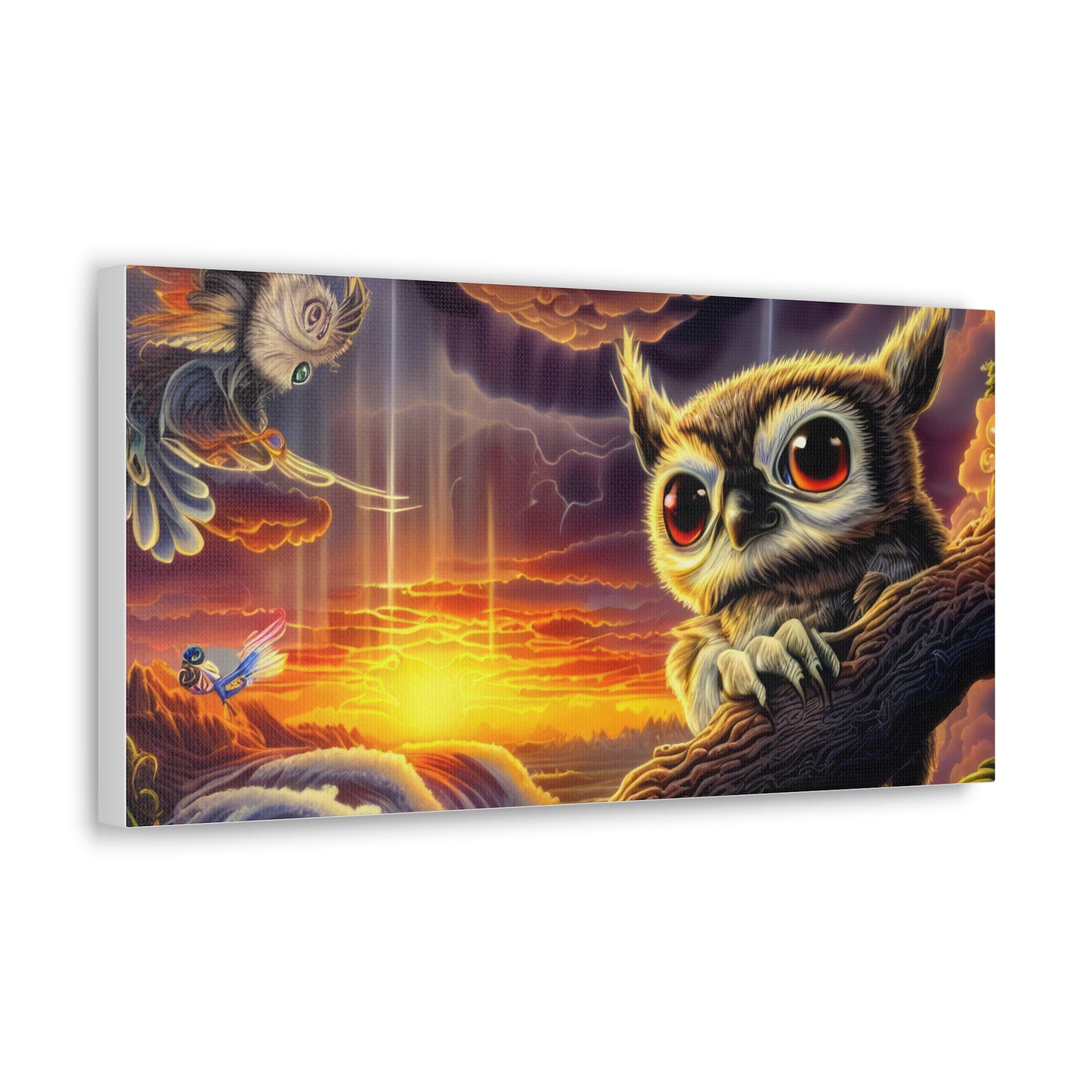 Agamemon Owl - Canvas Wall Art