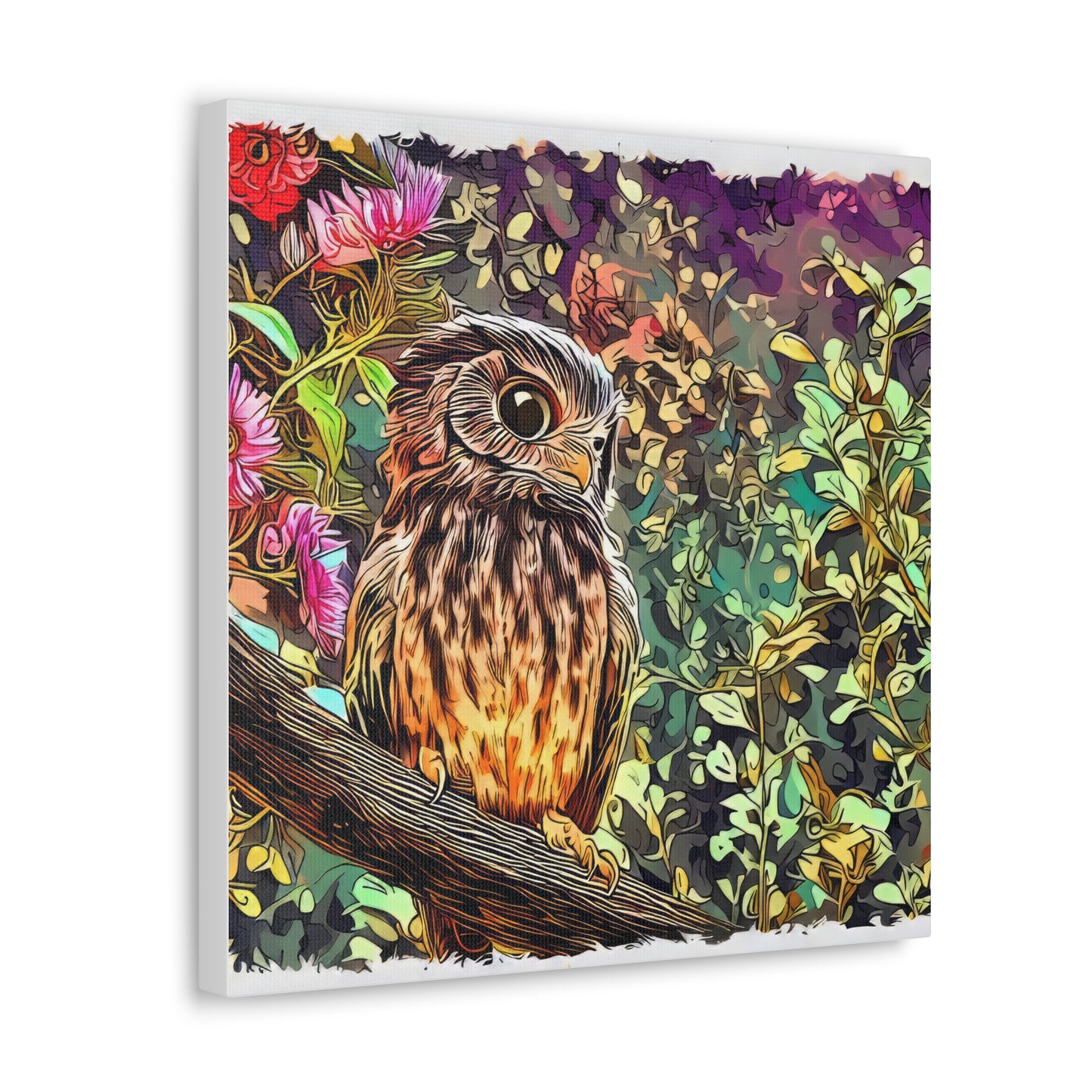 Idaho Owl - Canvas Wall Art