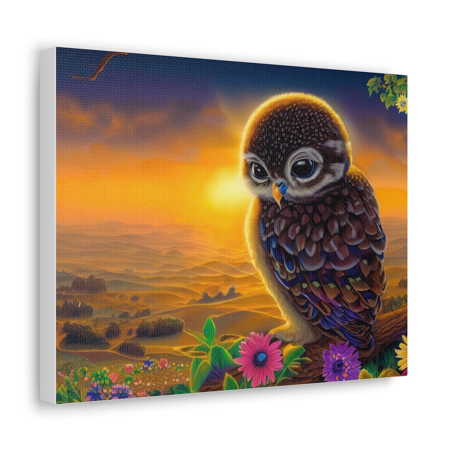 Ohio Owl - Canvas Wall Art