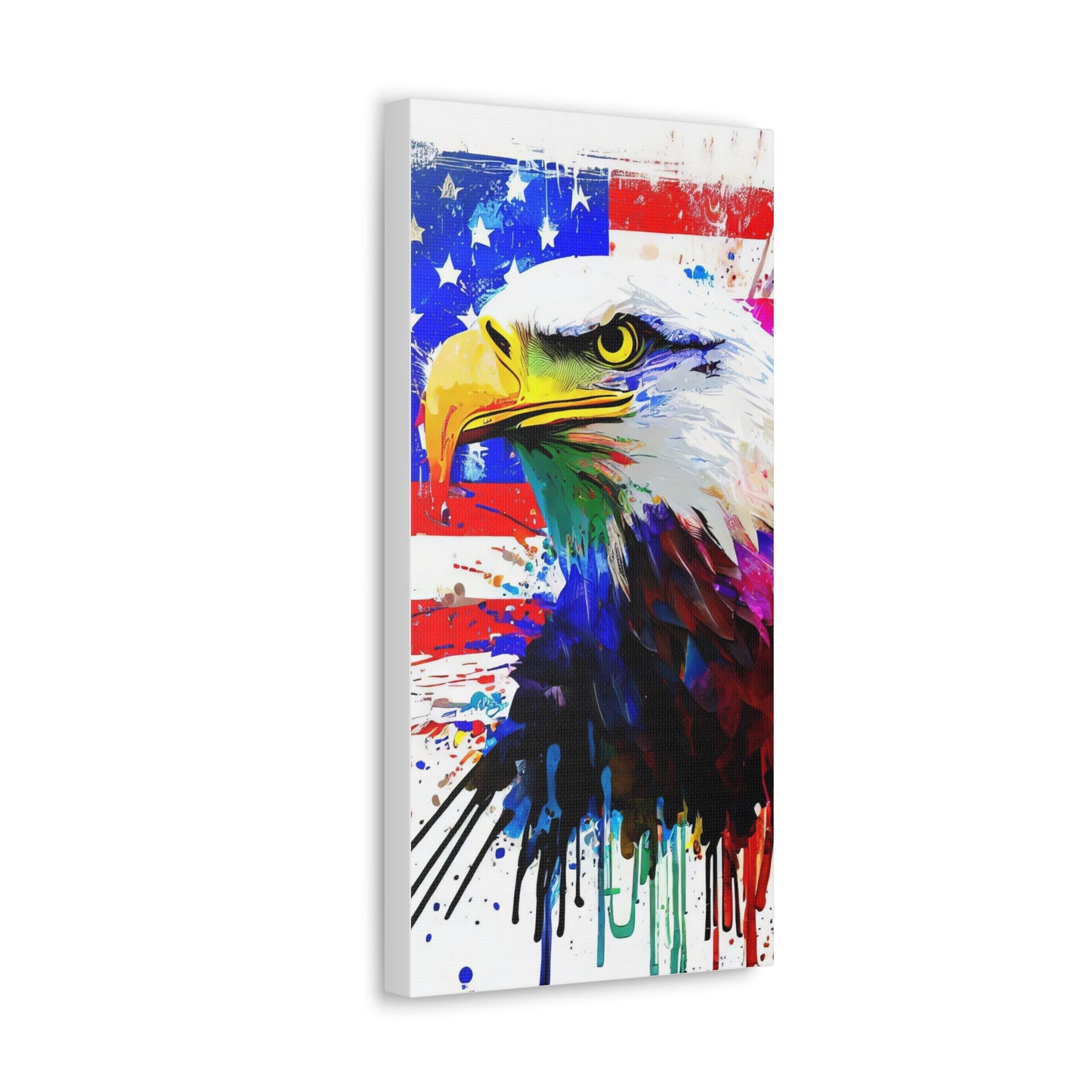 American Eagle Flag  - Canvas Wall Art