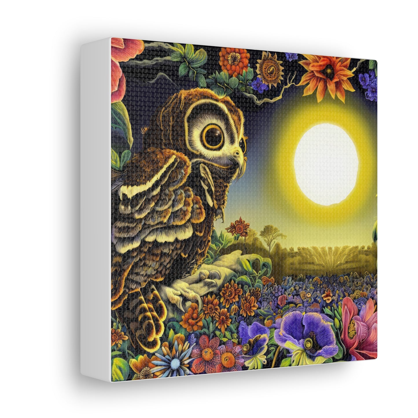 New Hampshire Owl - Canvas Wall Art