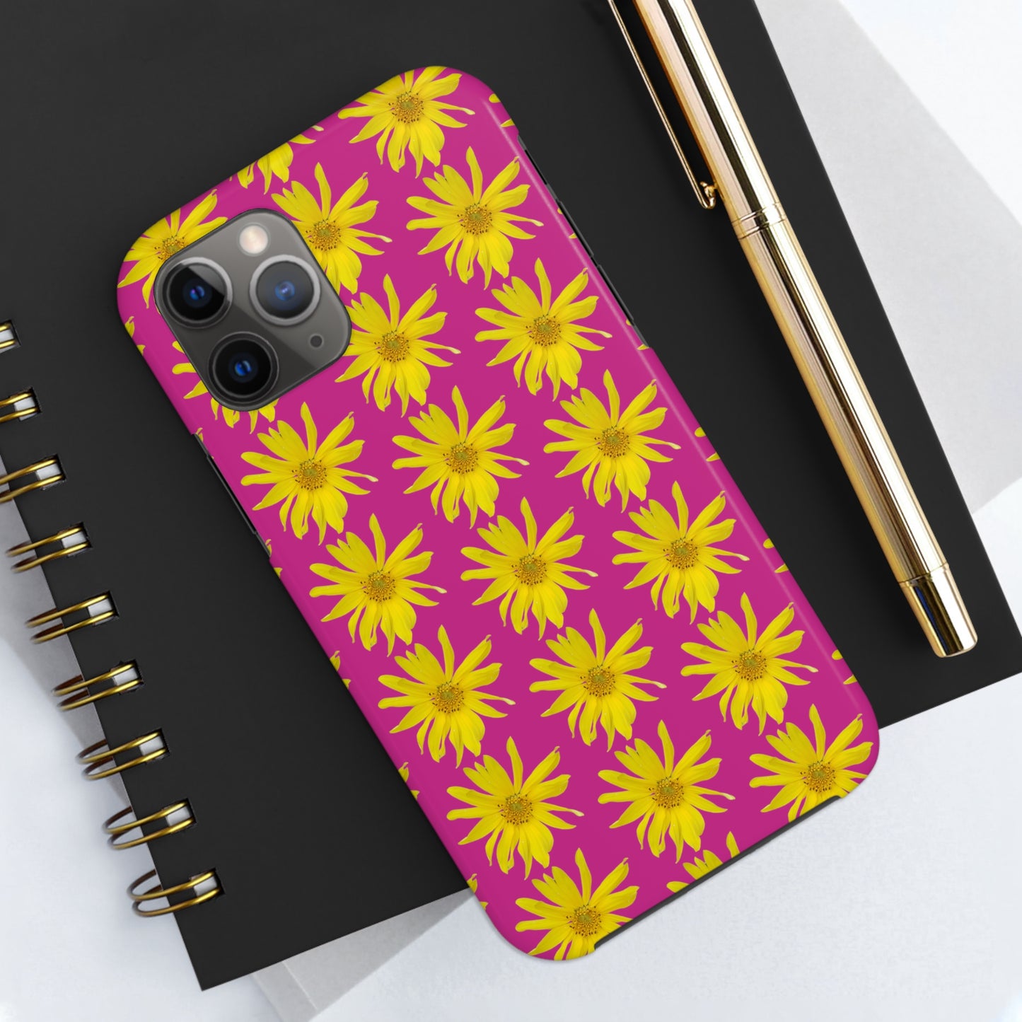 Wild Sunflower Pink Tough Phone Case