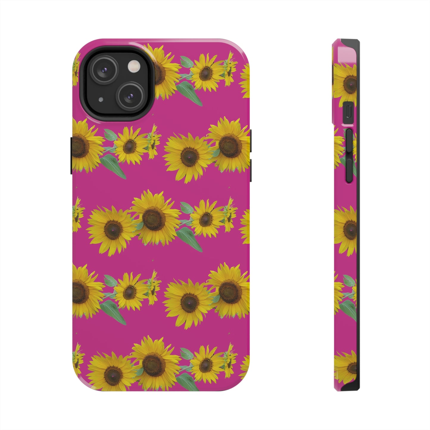 Sunflower Cluster Pink Tough Phone Case