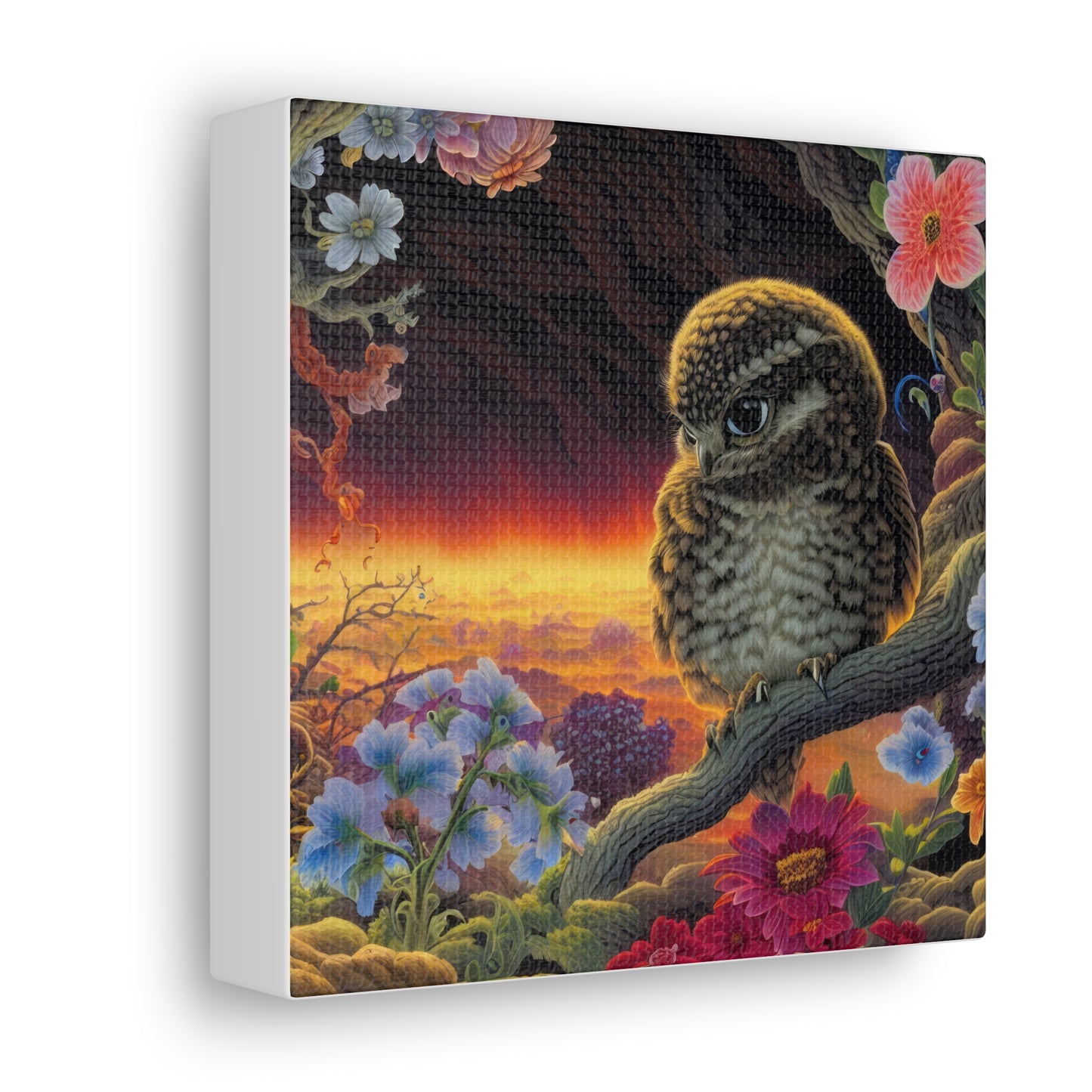 New Jersey Owl - Canvas Wall Art