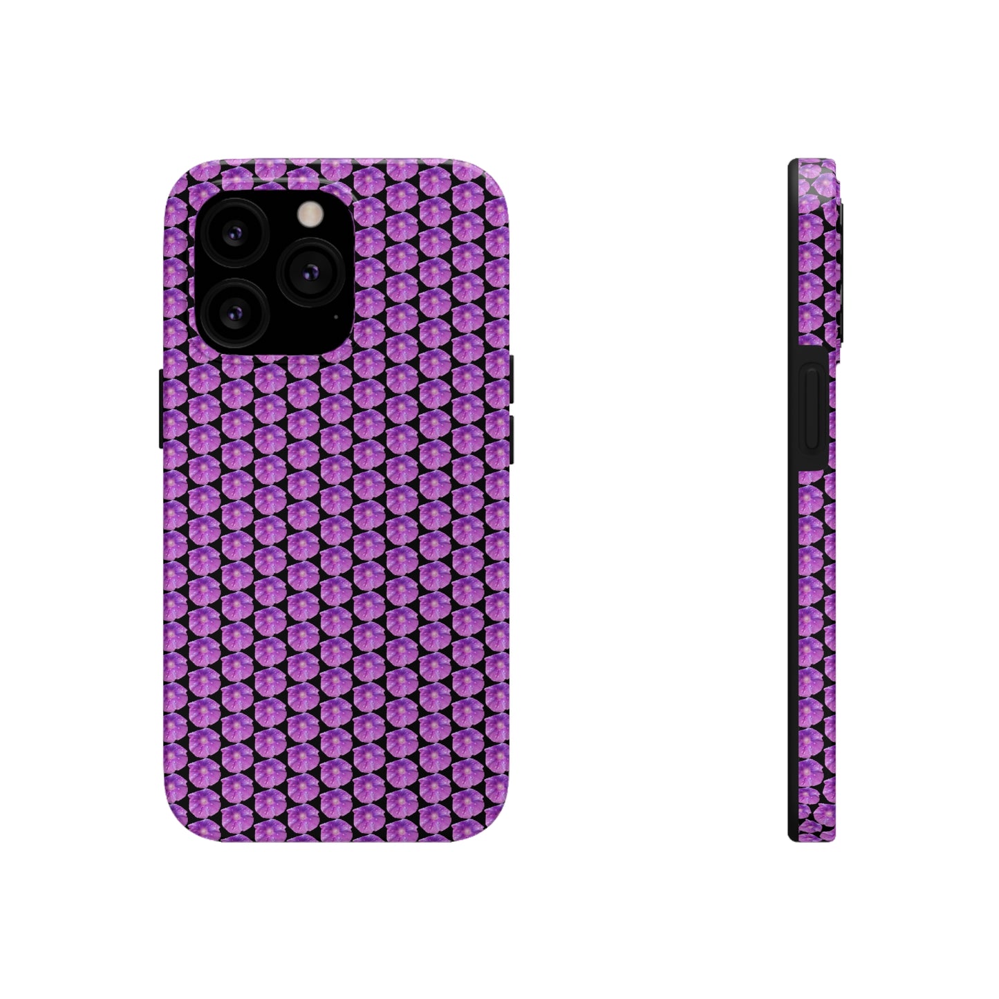 Purple Morning Glory Tough Phone Case