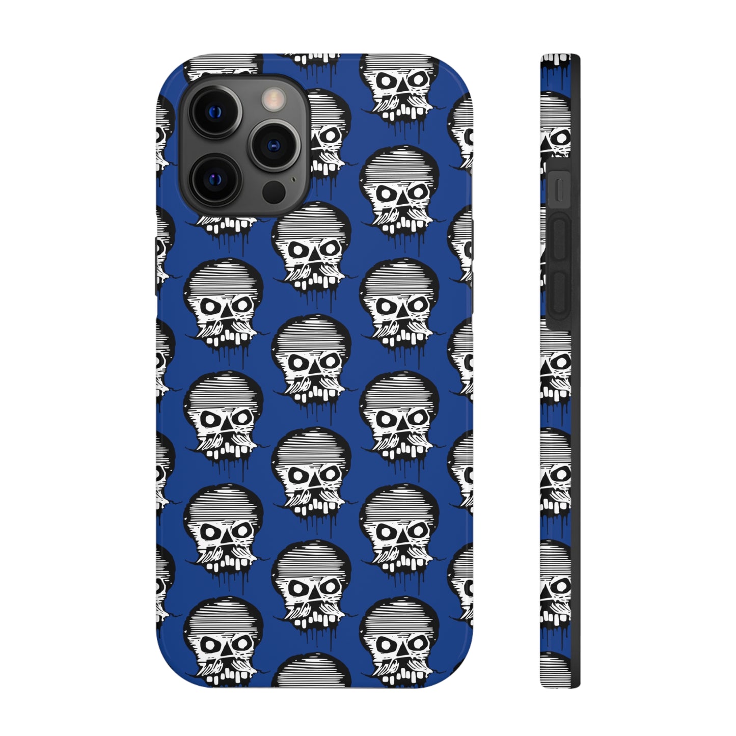 Skull Blue Tough Phone Case