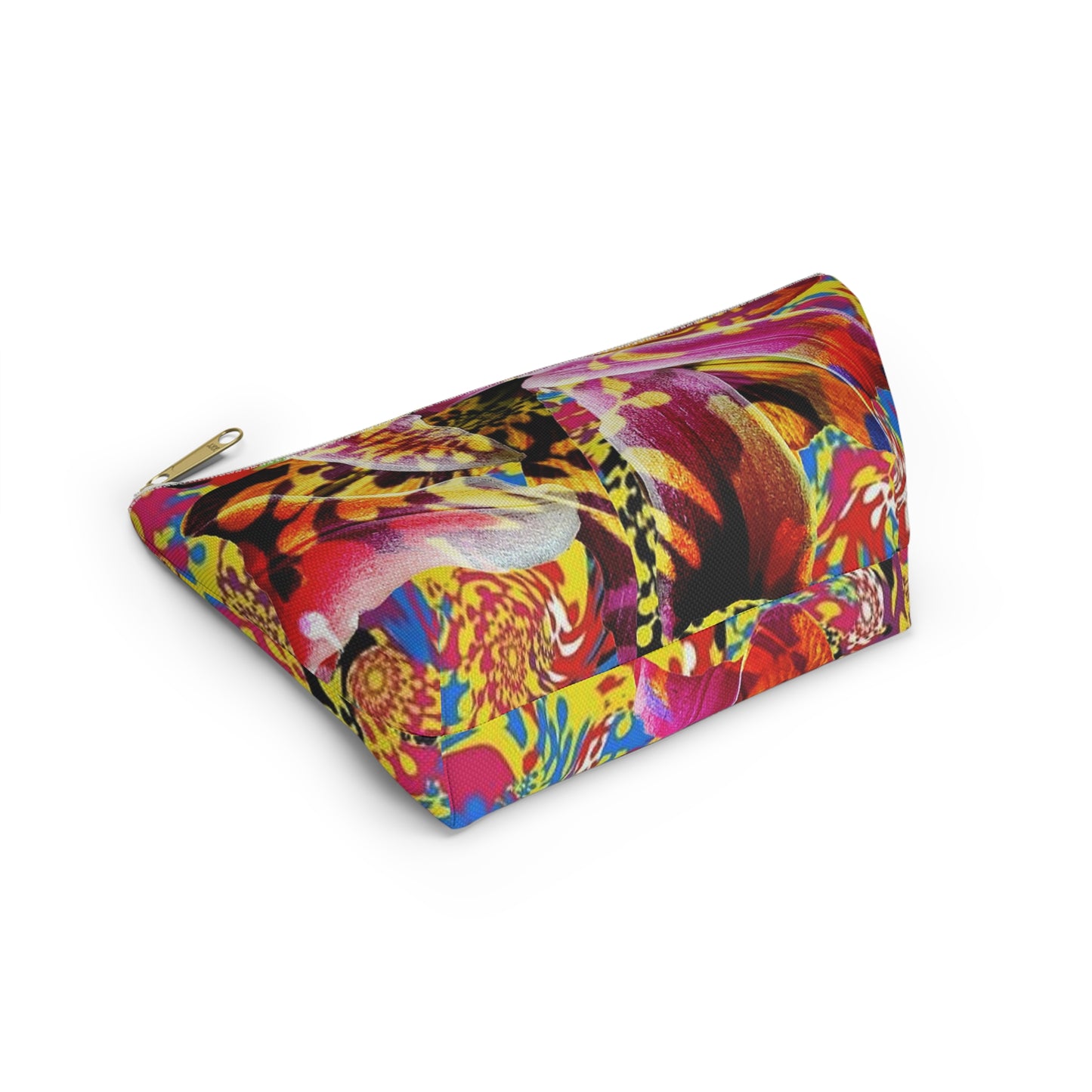 Floral Fiesta Accessory Pouch w T-bottom