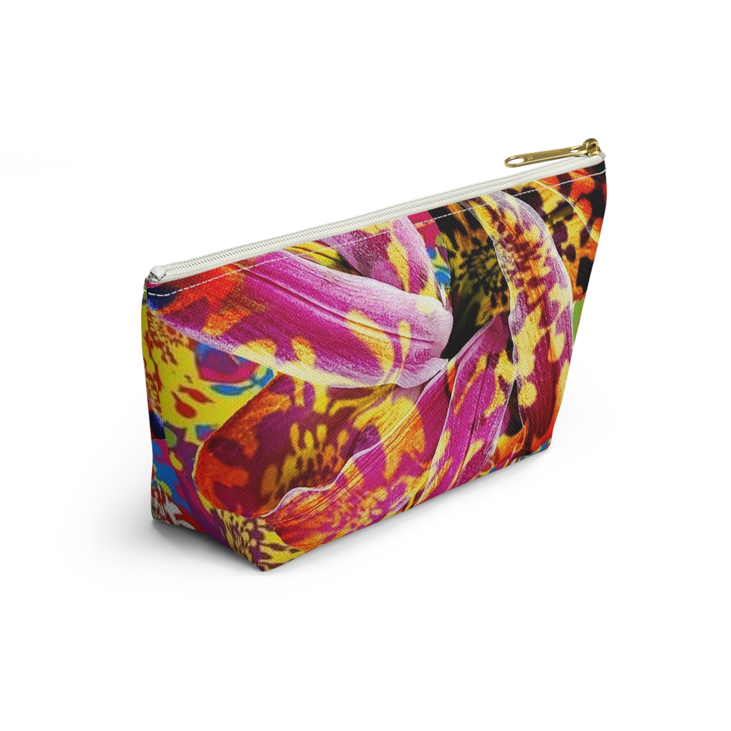 Floral Fiesta Accessory Pouch w T-bottom