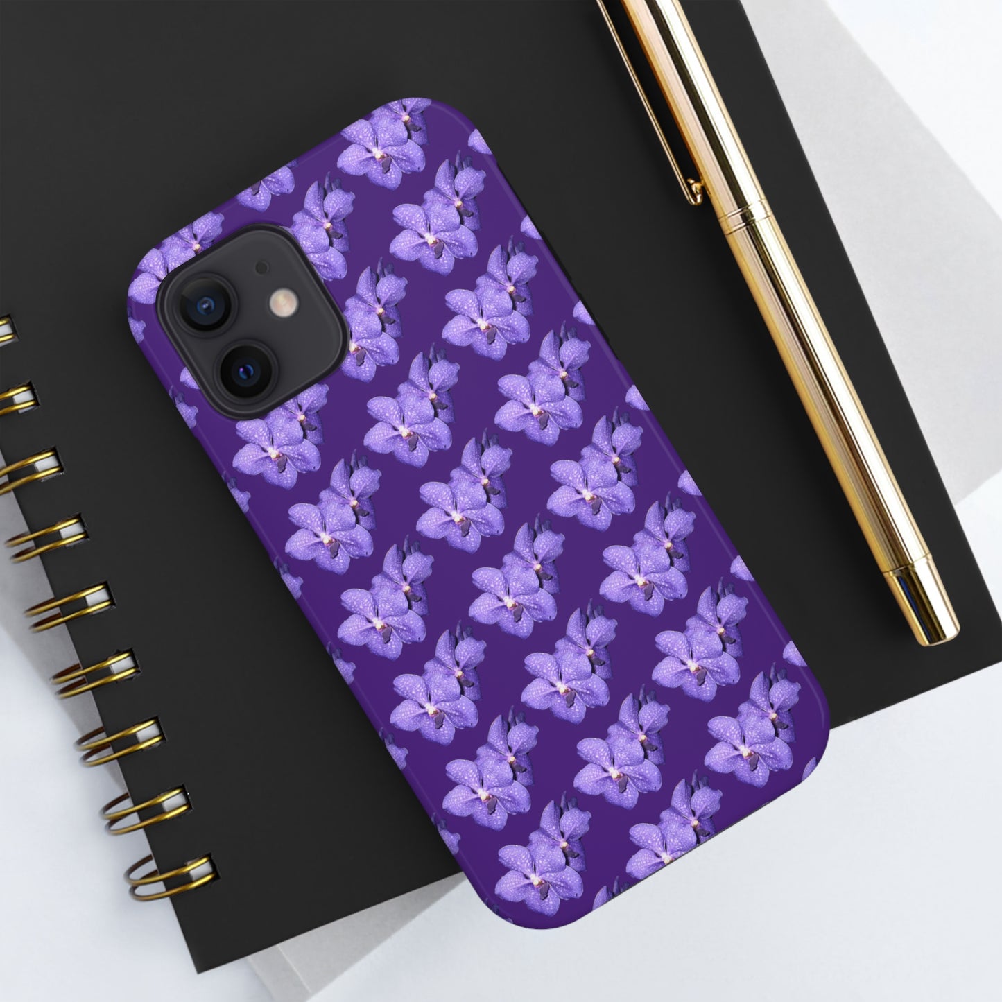 Blue Orchid Purple Tough Phone Case