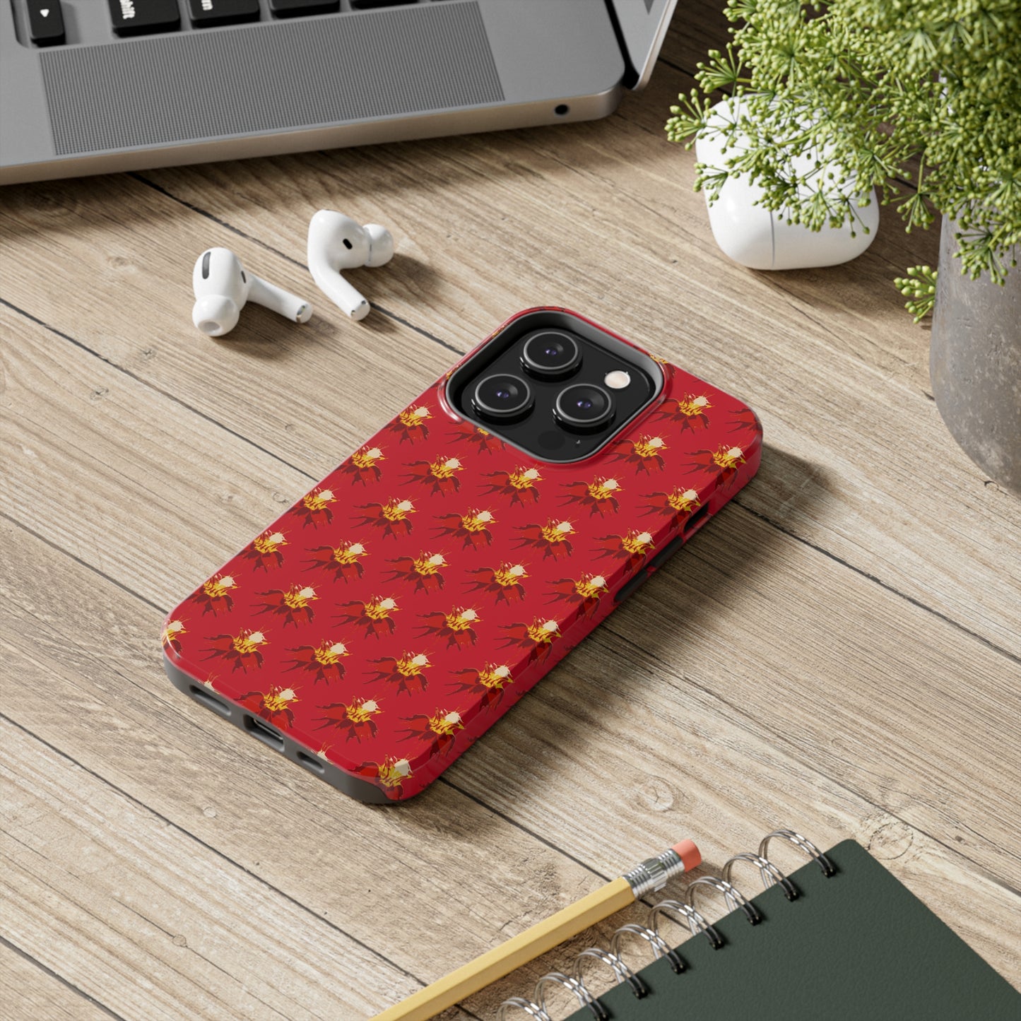 Orchid Sepal Red Tough Phone Case