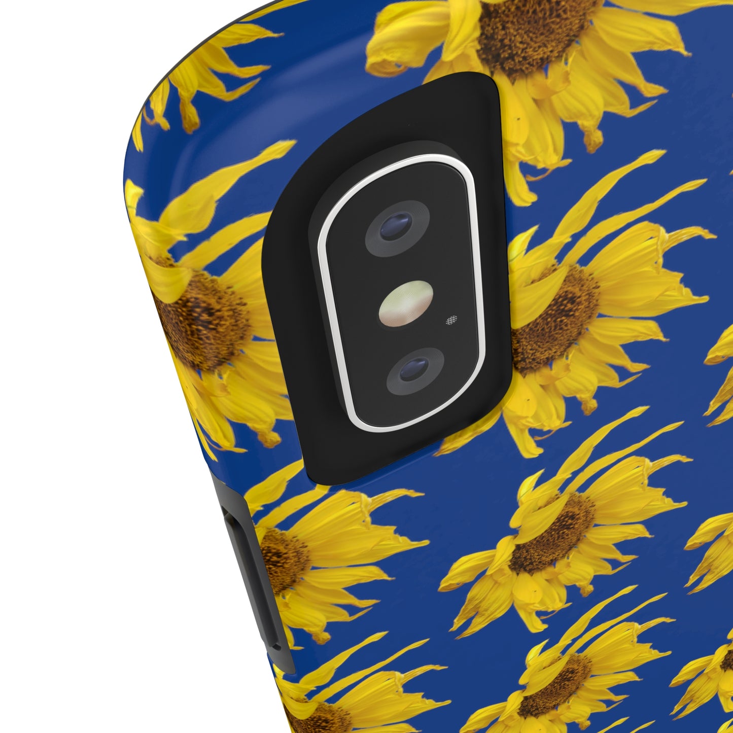 Fall Sunflower Blue Tough Phone Case