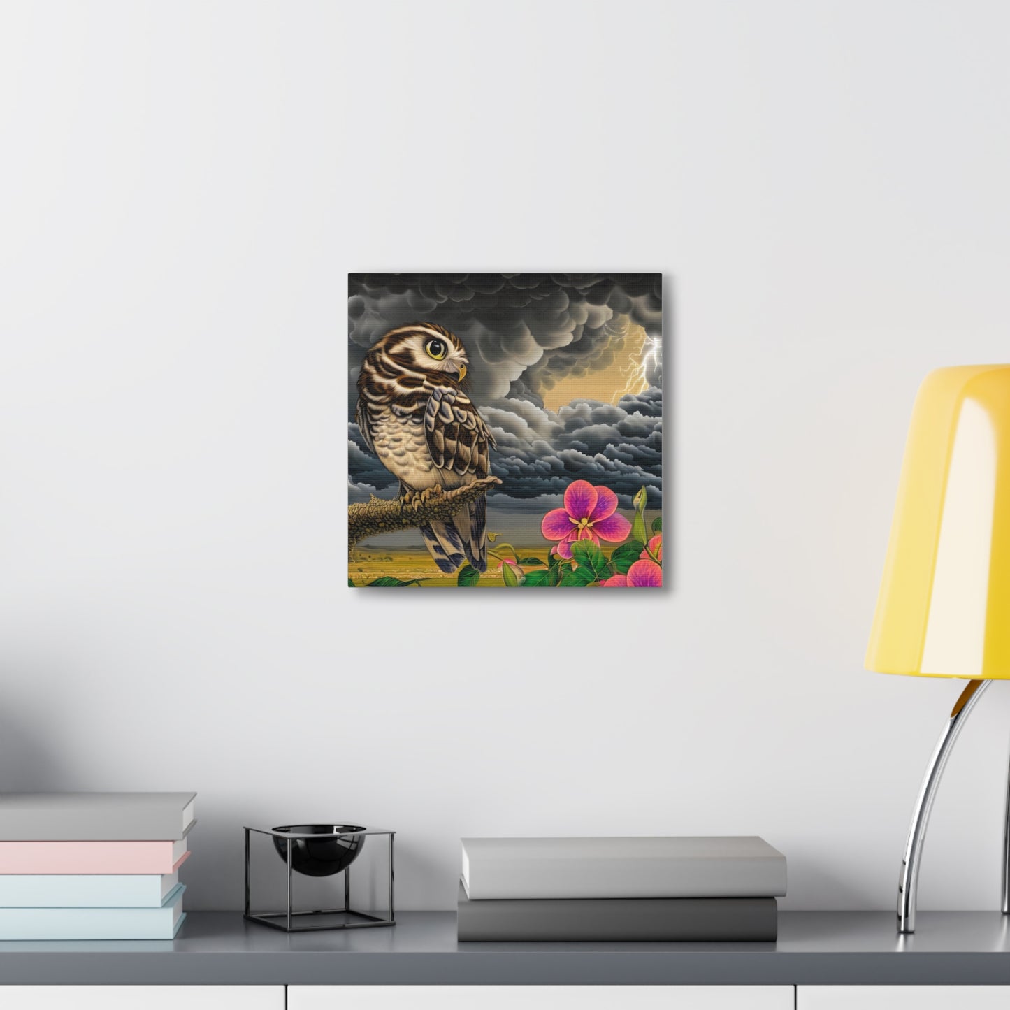 Hawaii Owl - Canvas Wall Art