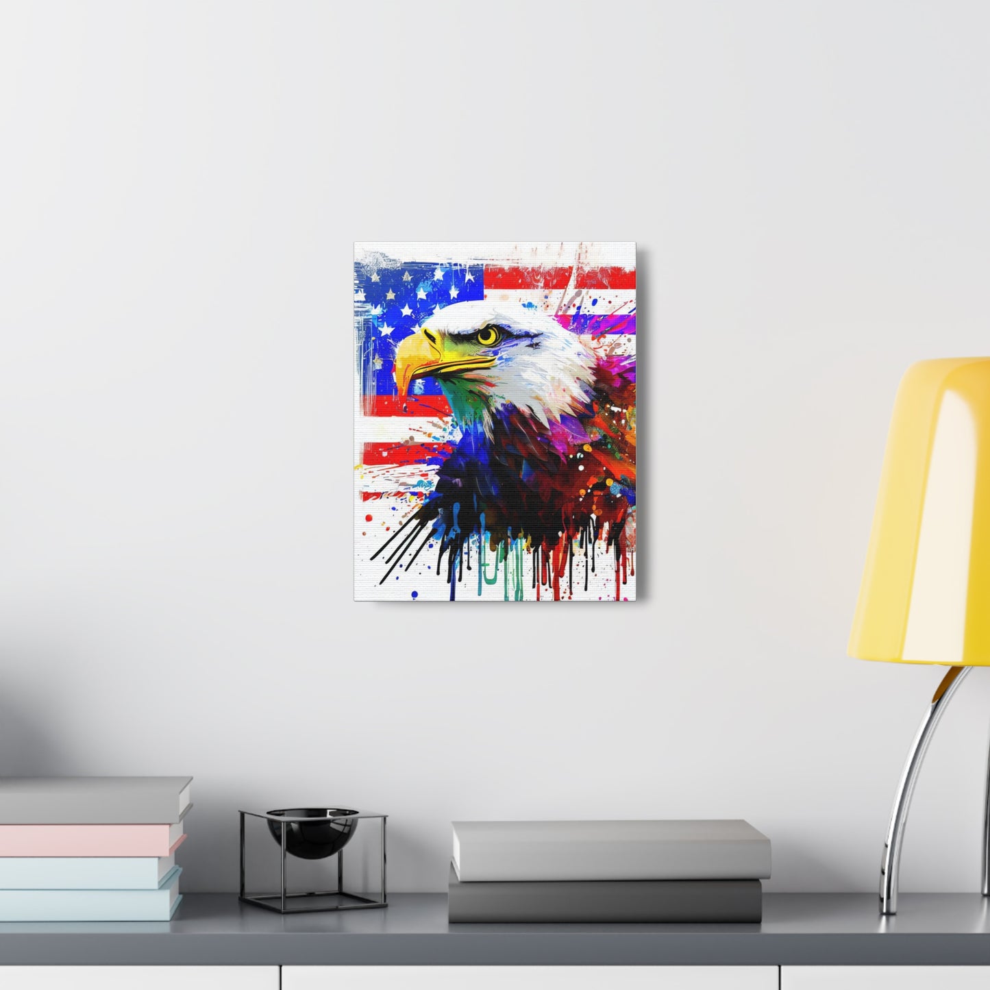 American Eagle Flag  - Canvas Wall Art