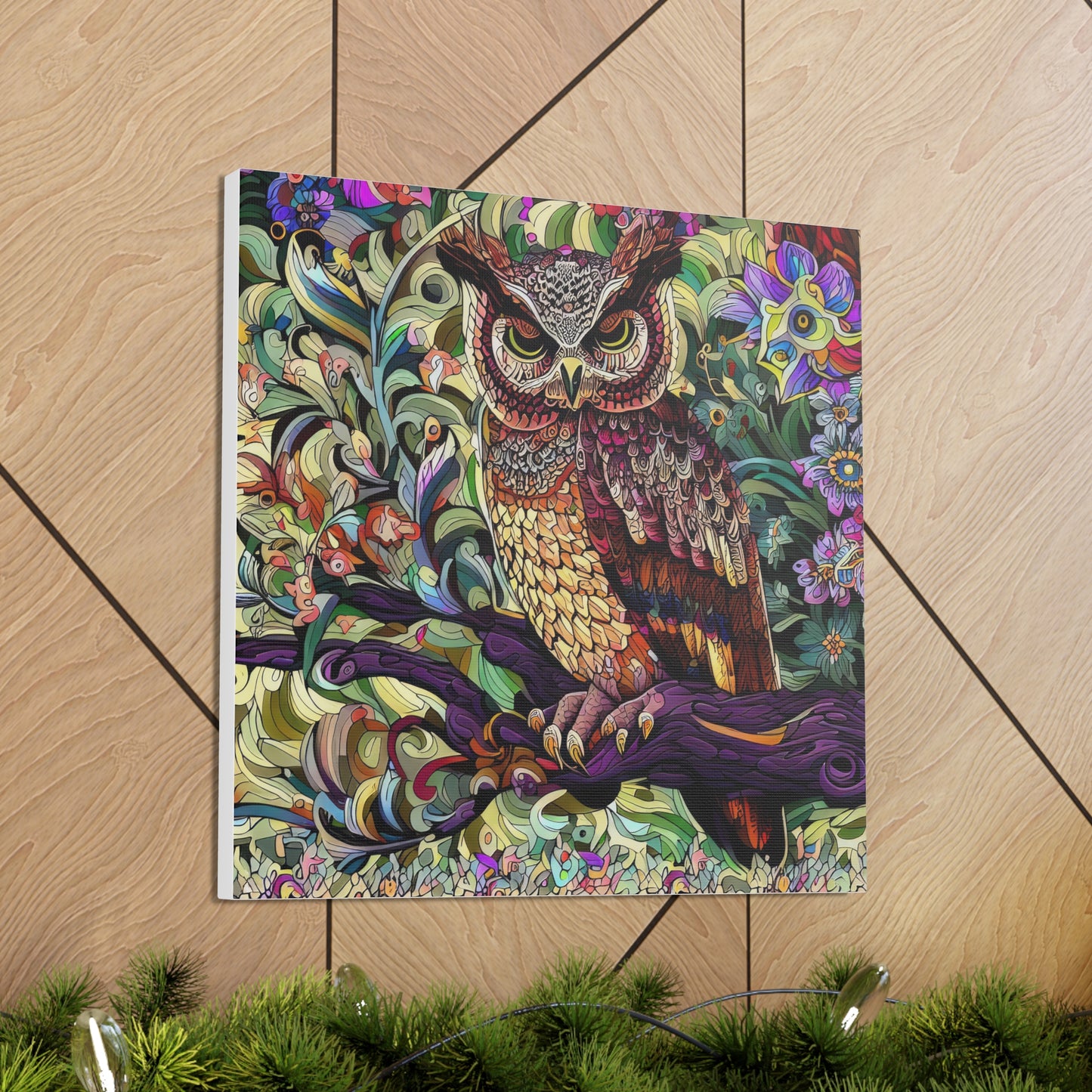 Montana Owl - Canvas Wall Art