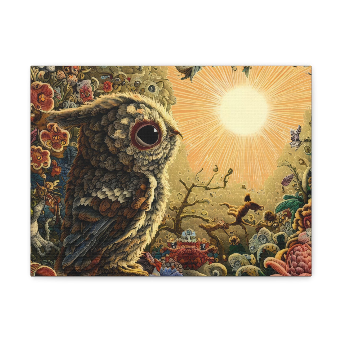 North Carolina Owl - Canvas Wall Art