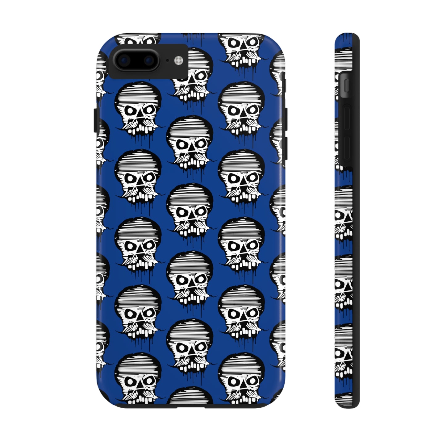 Skull Blue Tough Phone Case