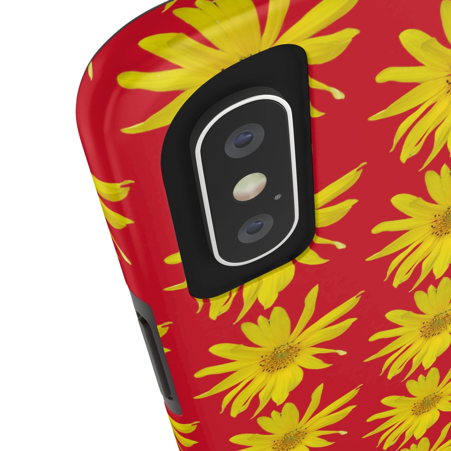 Wild Sunflower Red Tough Phone Case