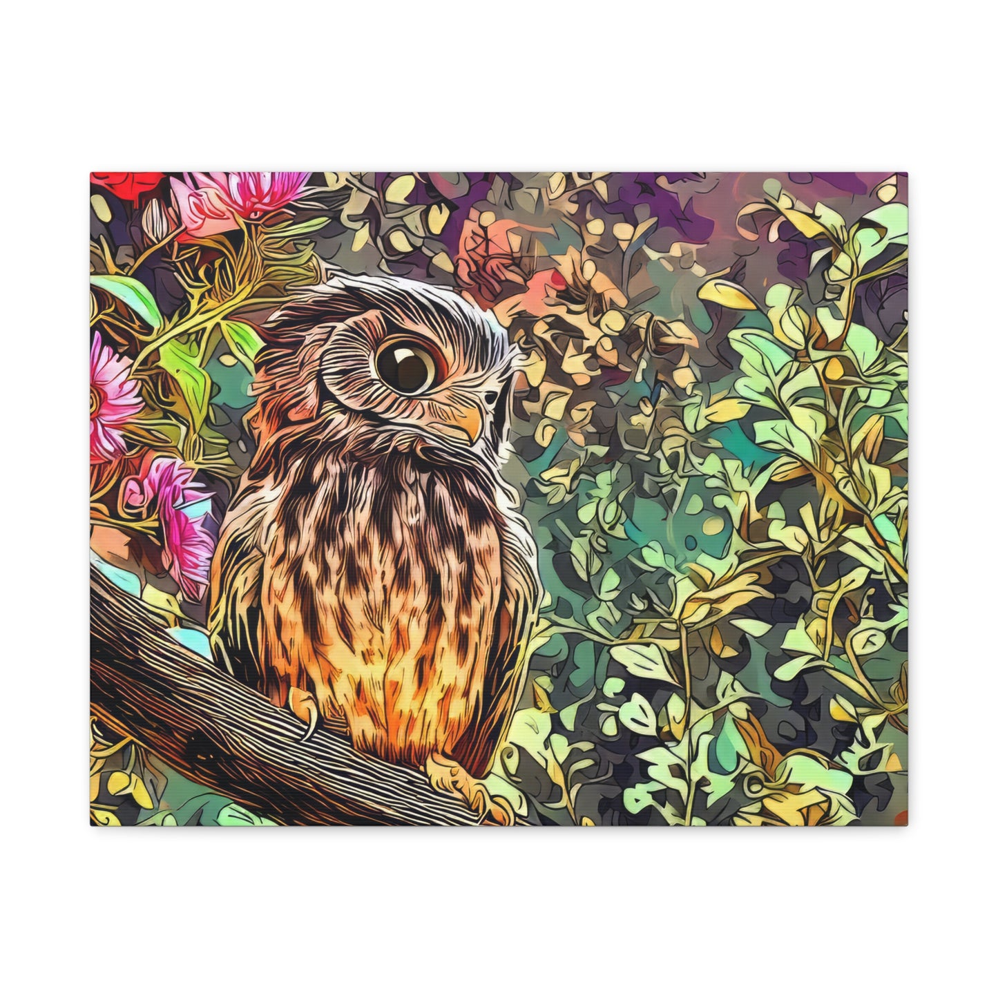 Idaho Owl - Canvas Wall Art